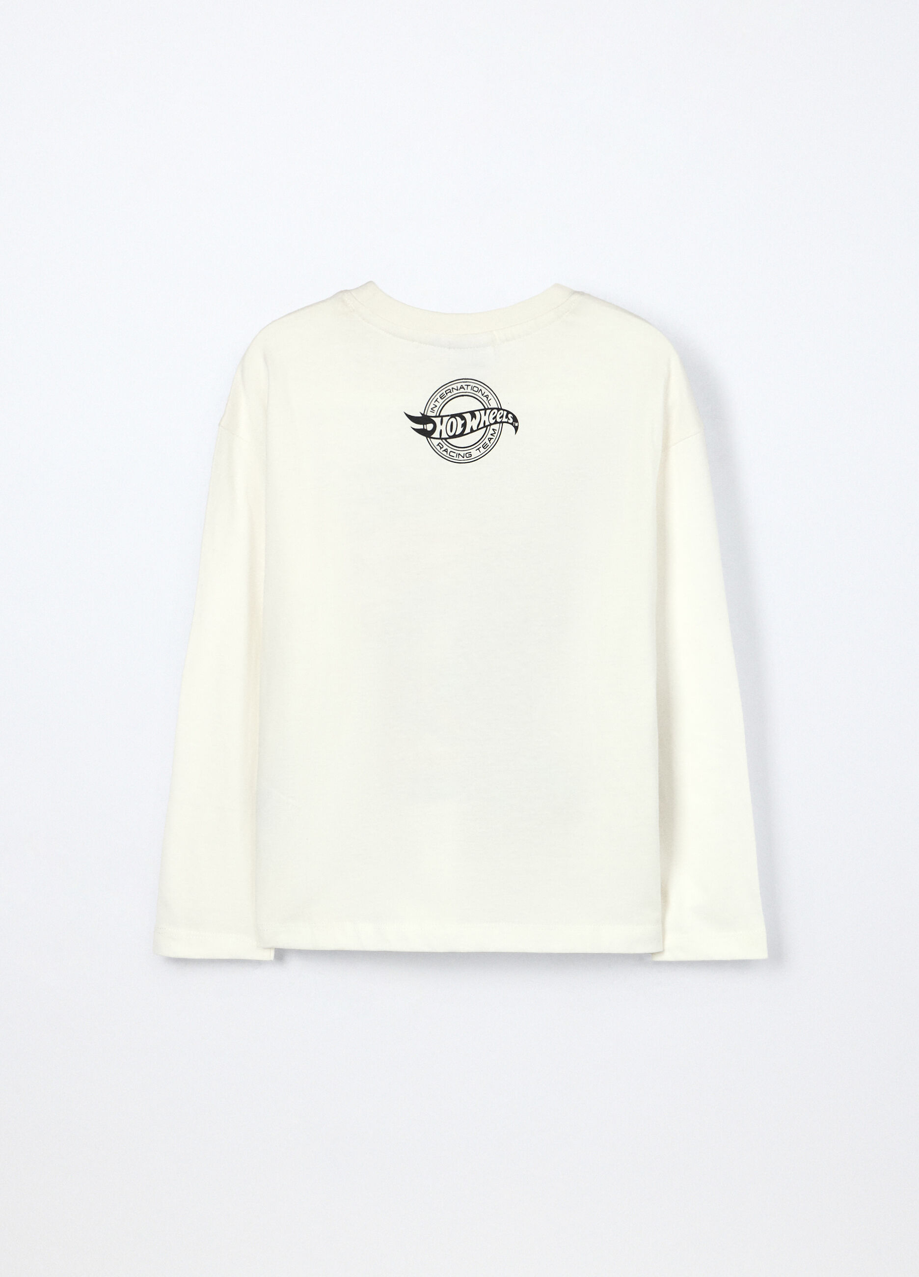T-shirt Hot Wheels in jersey di puro cotone bambino_1