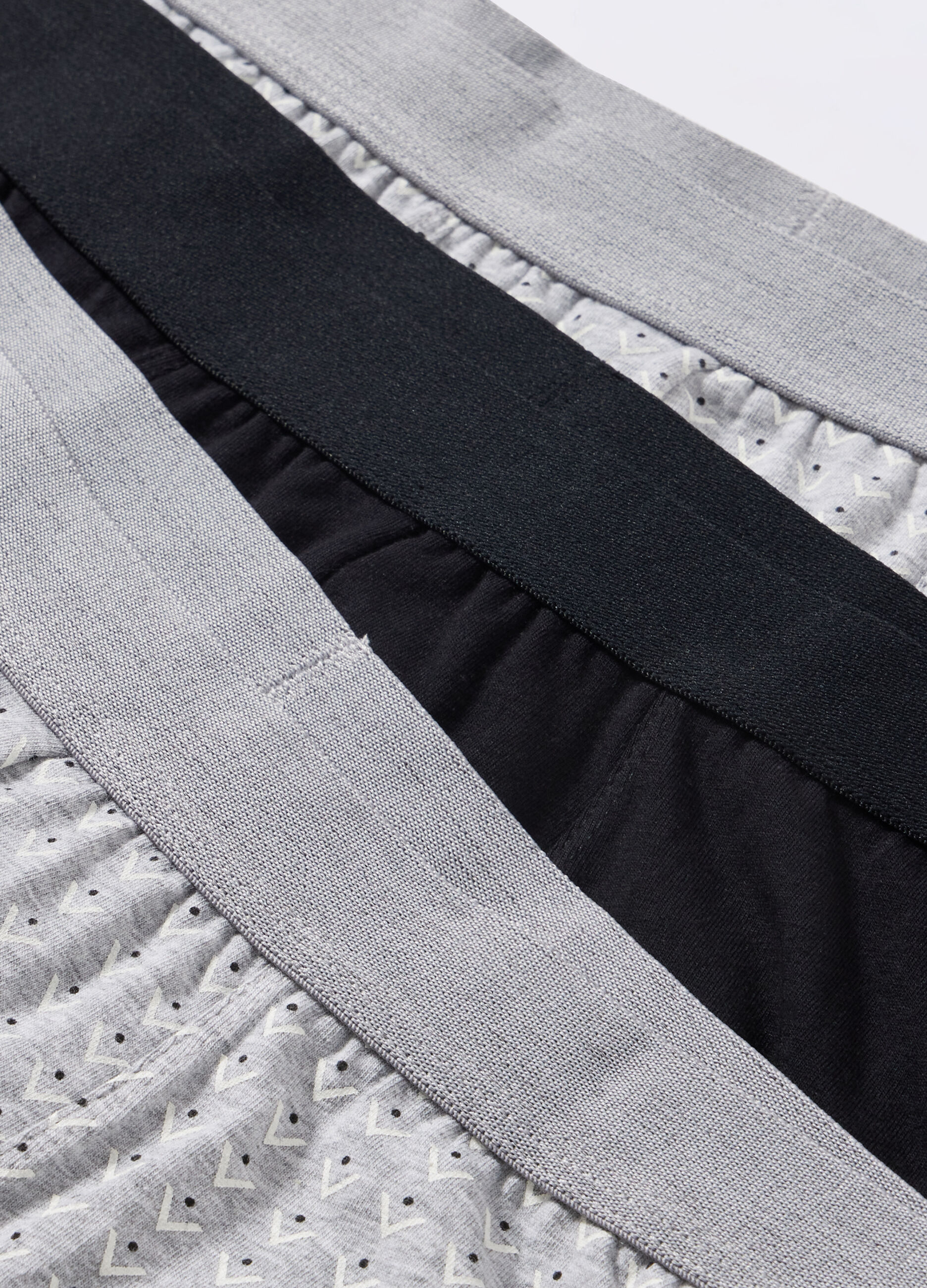 3 pack boxer in jersey di cotone stretch con fantasia uomo_2