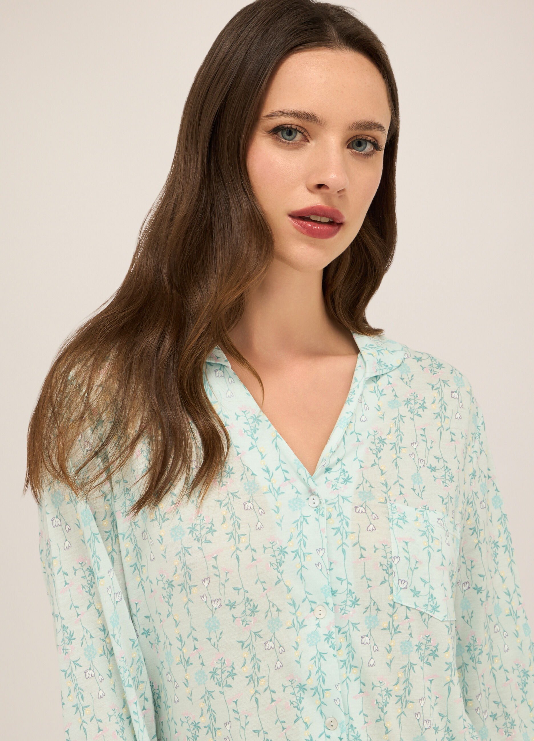 Set pigiama in pura viscosa donna_2