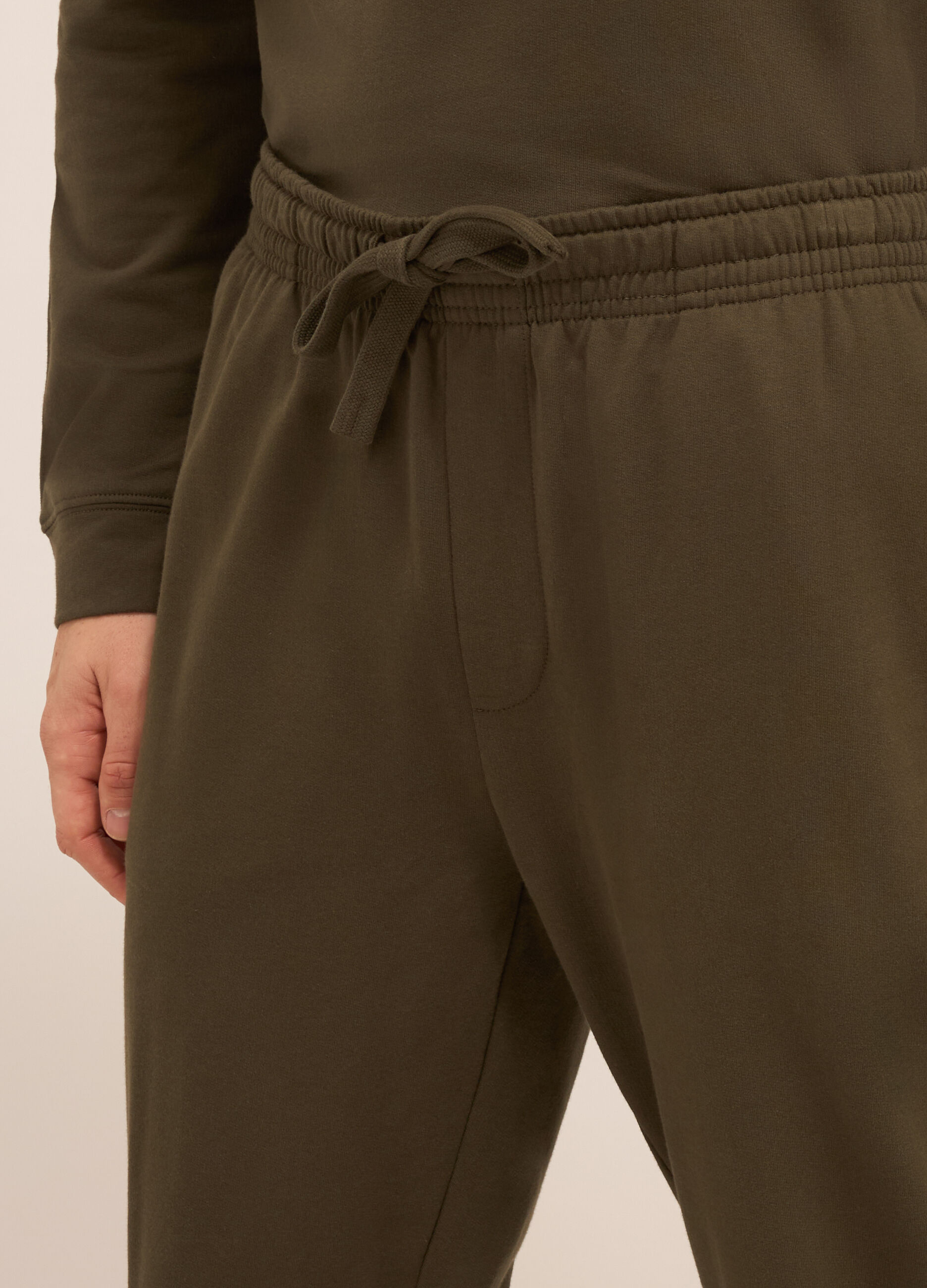 Jogger leisure in puro cotone uomo_2