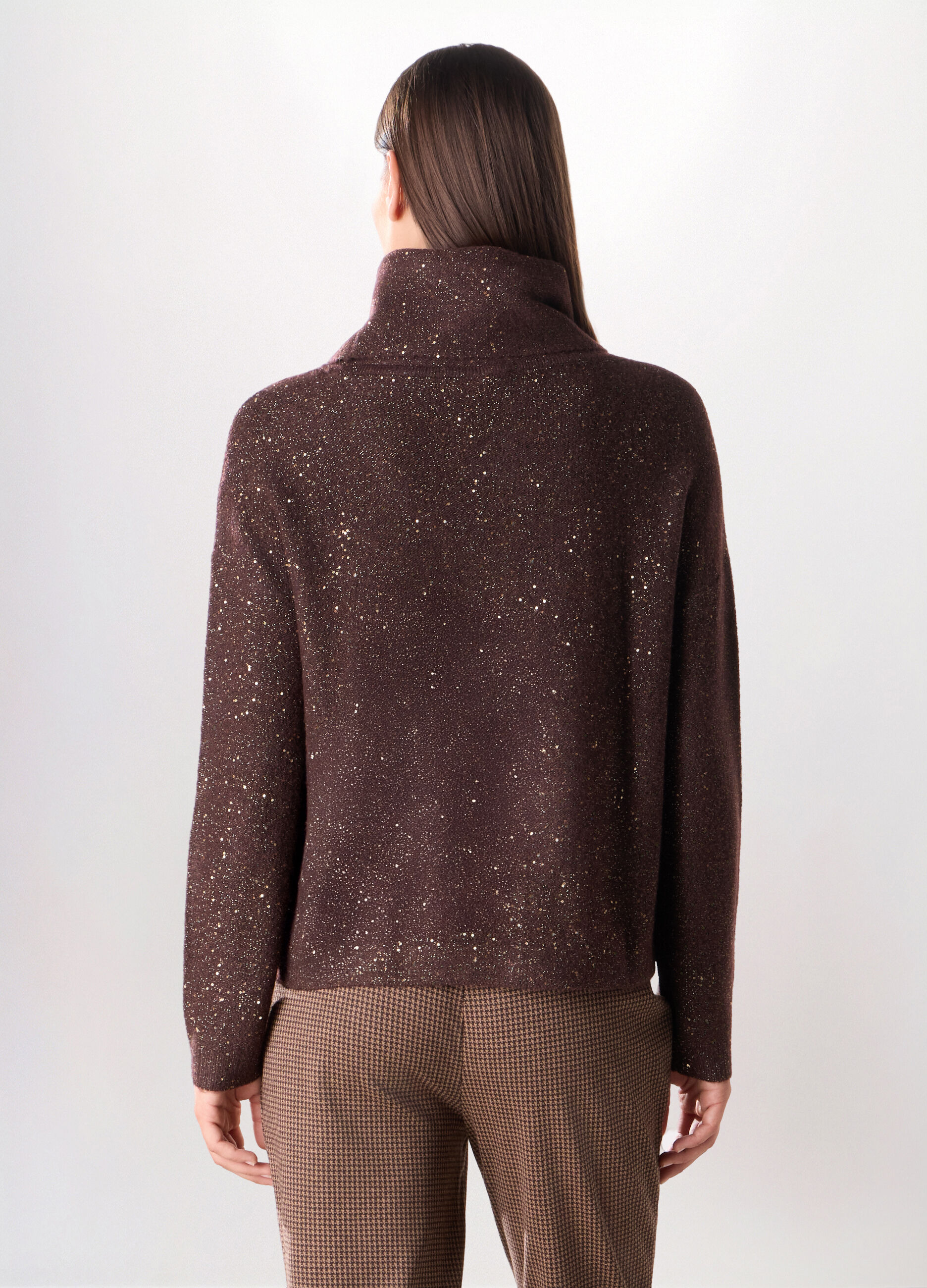 Tricot con paillettes donna_1