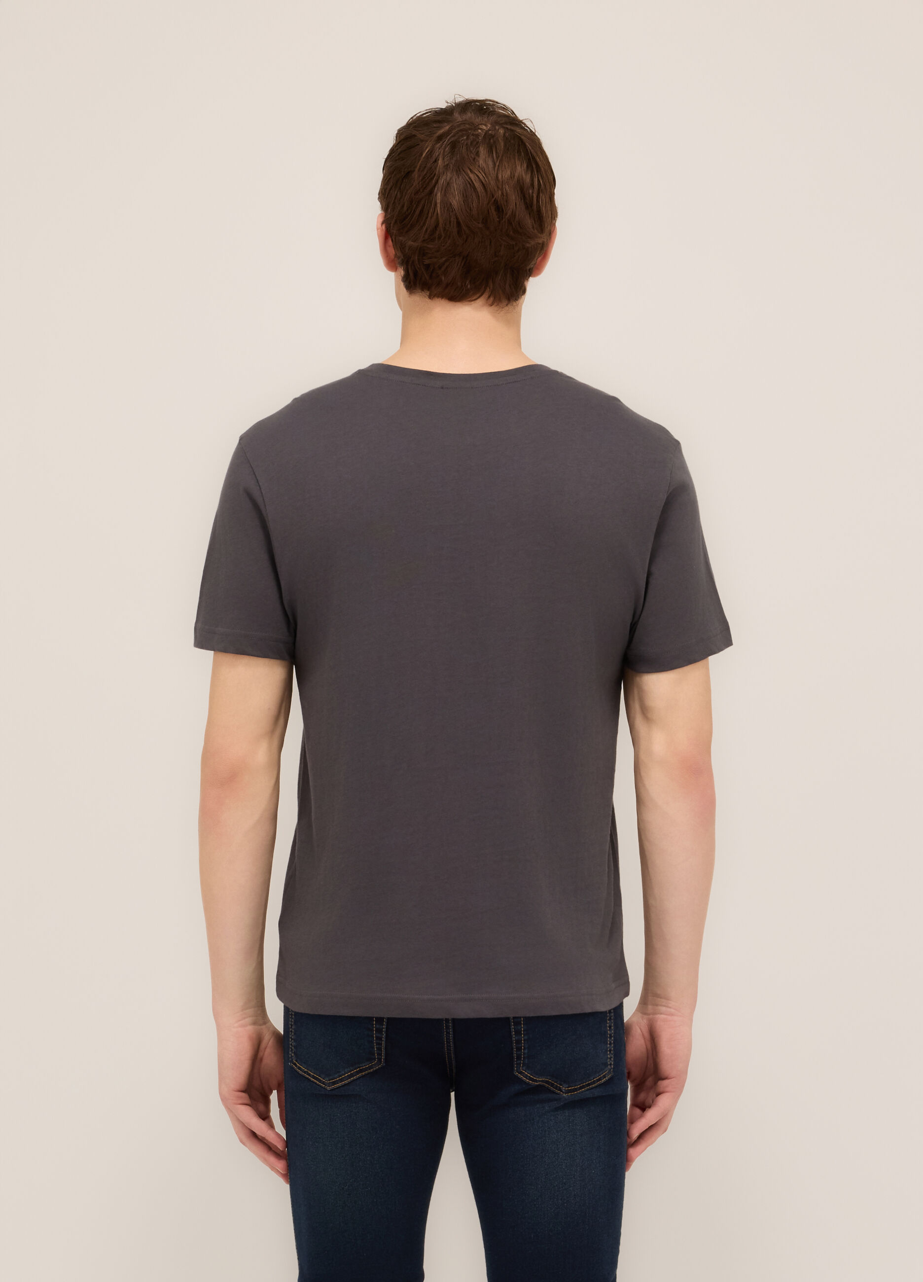 T-shirt girocollo stampa Back to the Future uomo_1