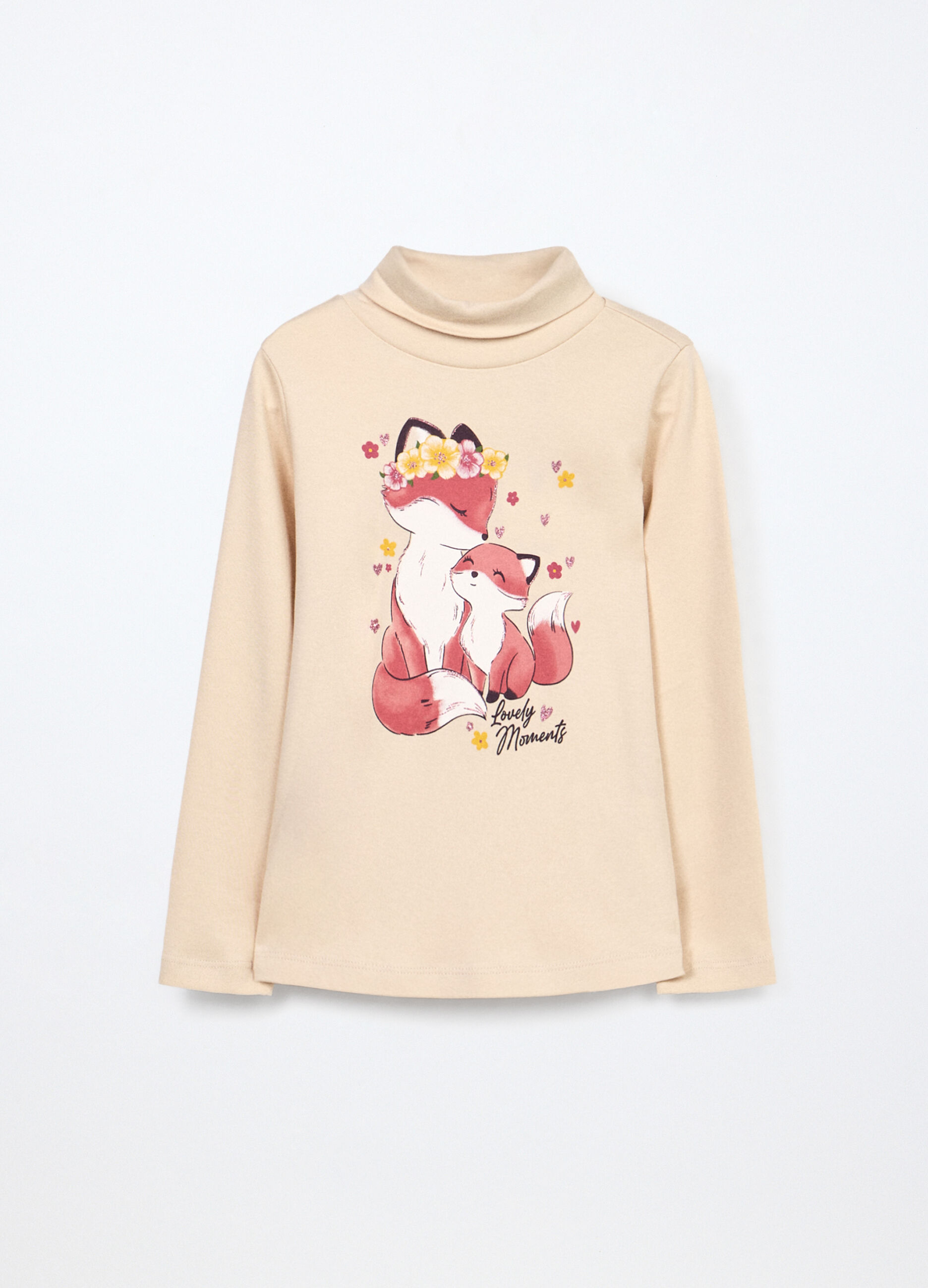 Lupetto in interlock di puro cotone bambina_0