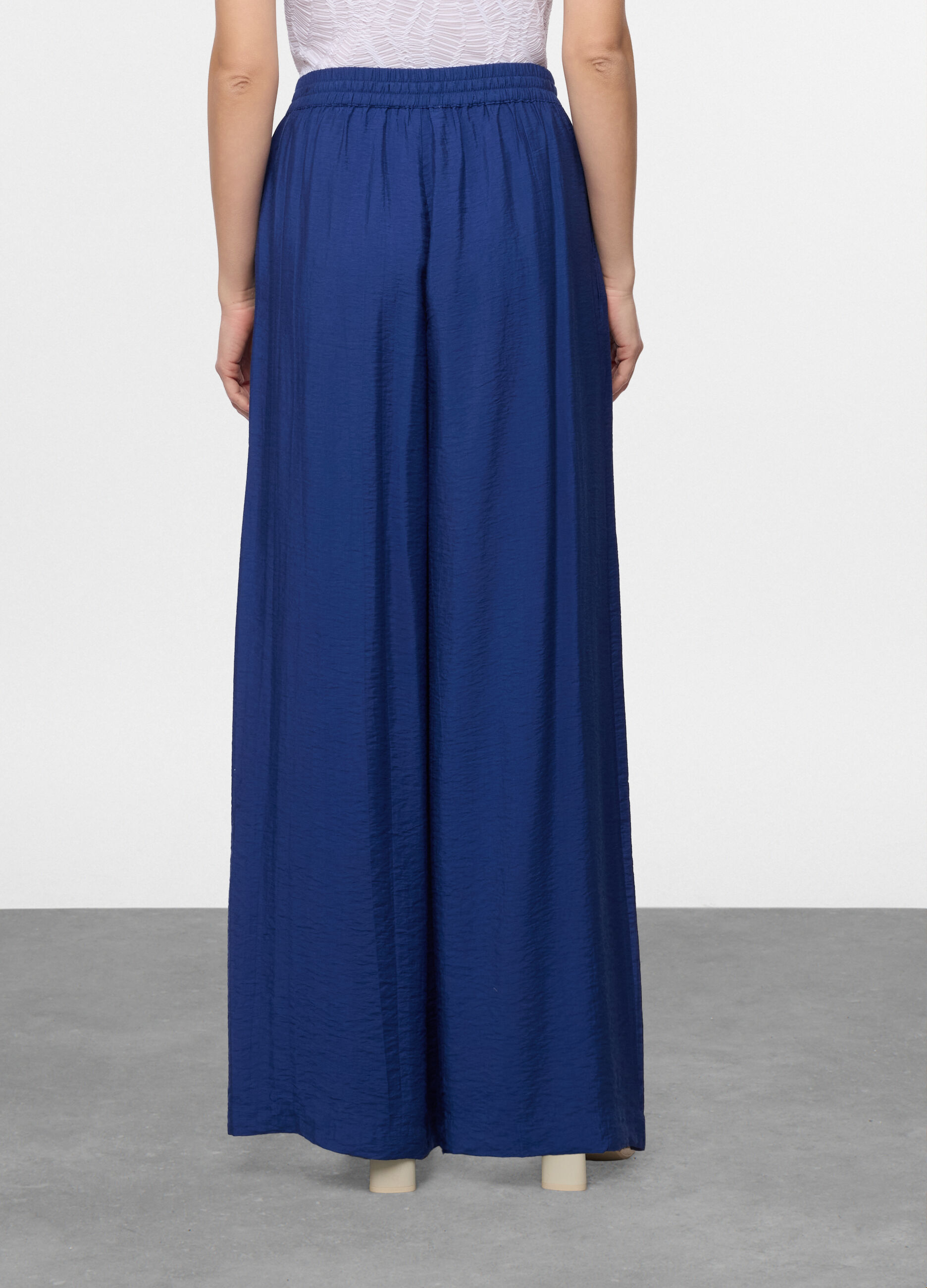 Pantaloni wide leg misto viscosa donna_1