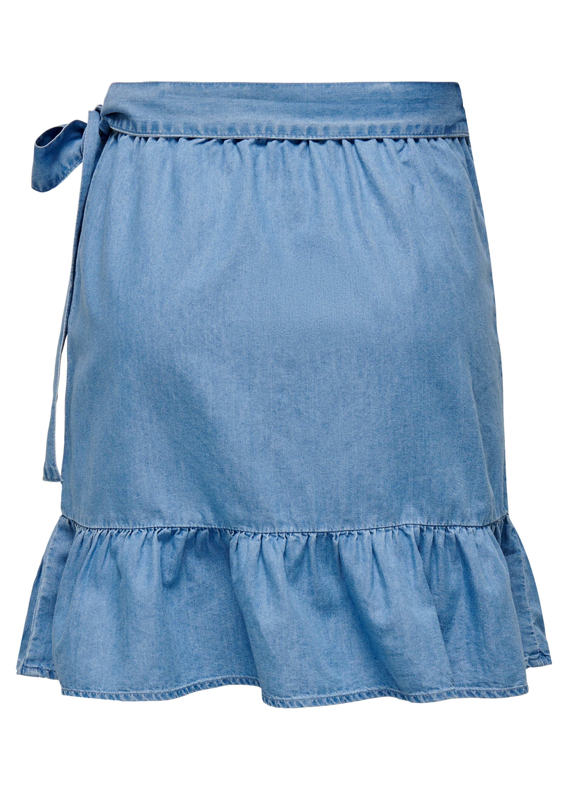 Gonna a portafoglio in denim donna_5