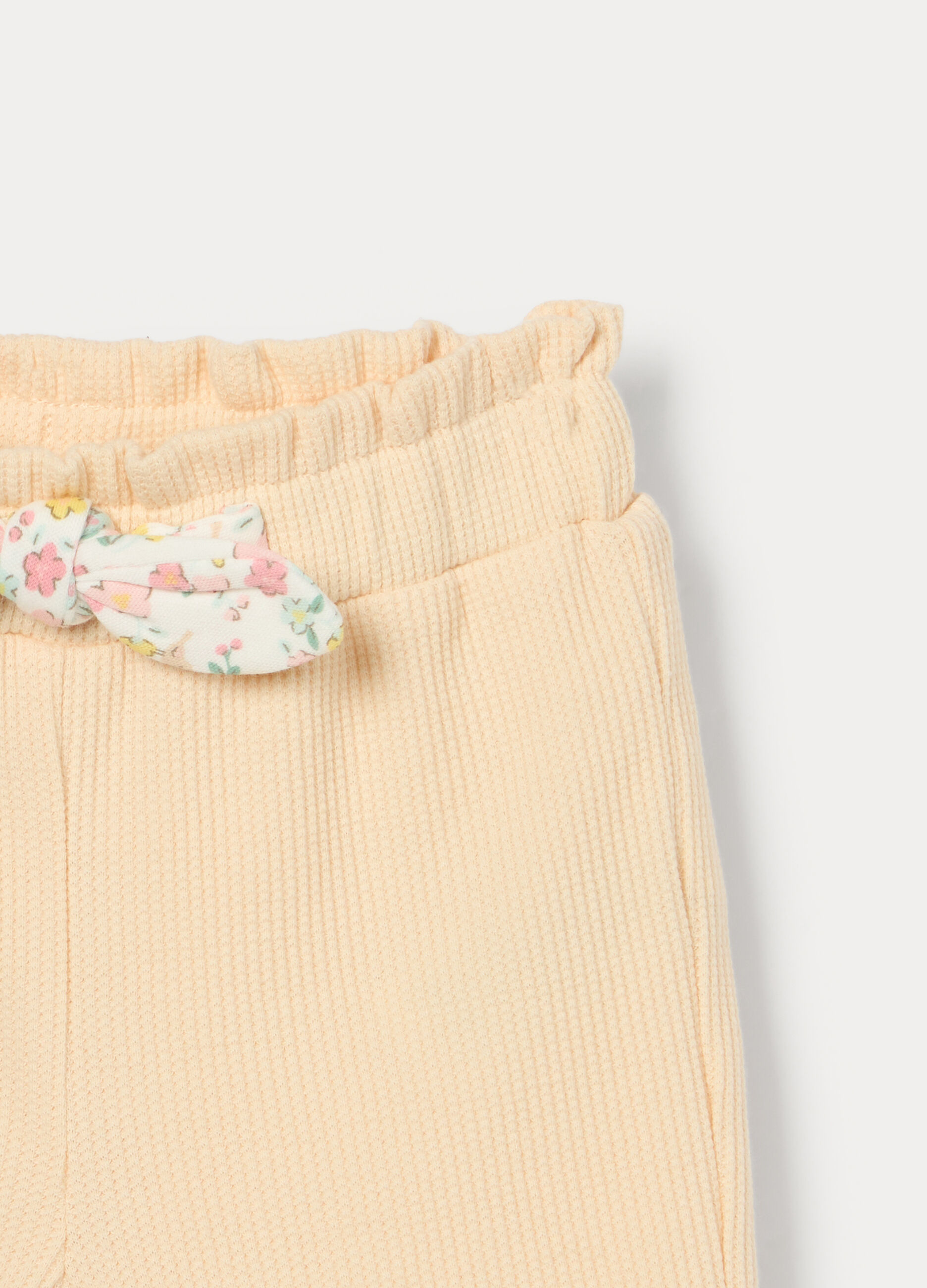 Jogging set in jersey di cotone stretch neonata_3