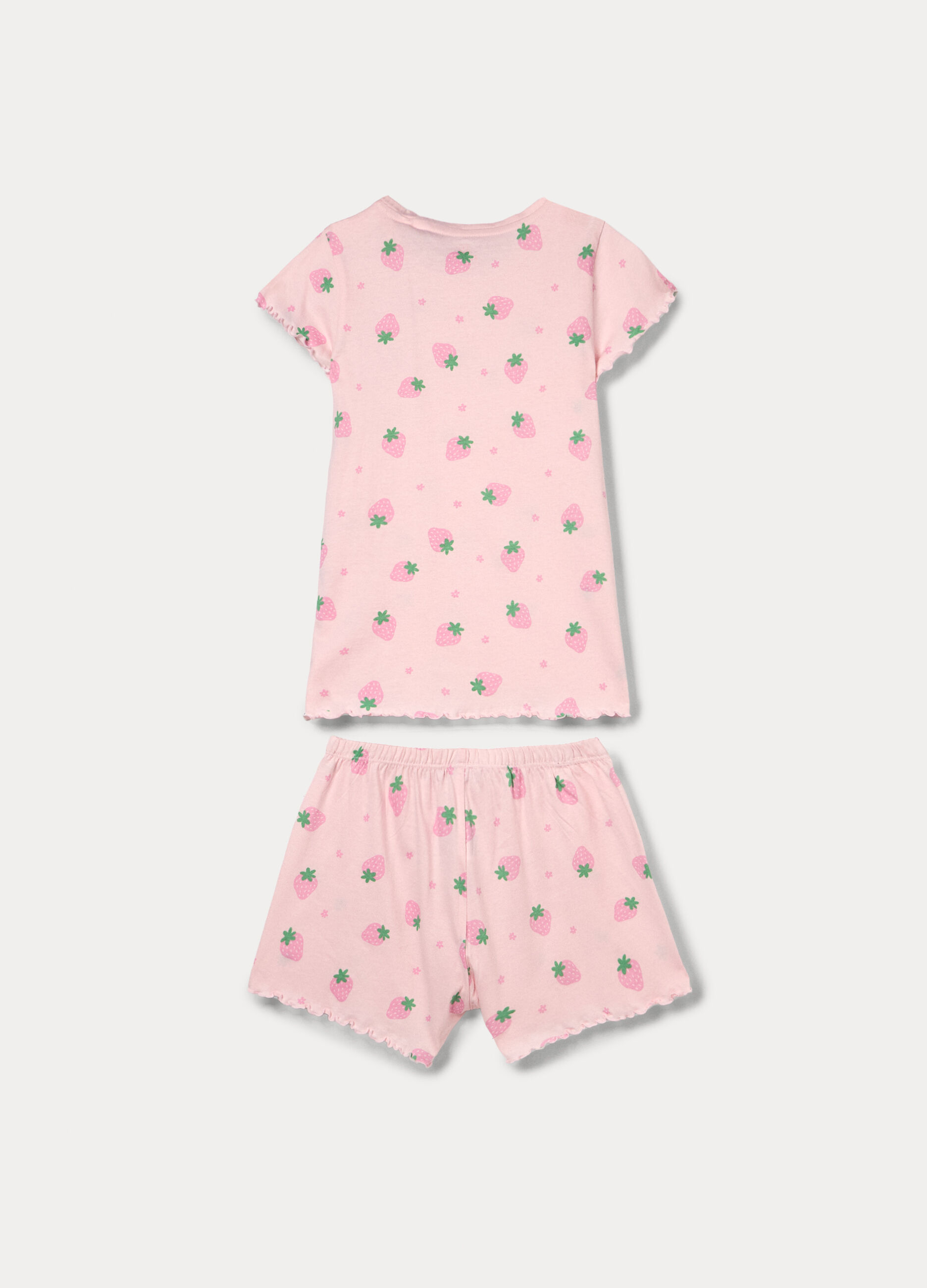 Set pigiama corto in jersey di puro cotone _1
