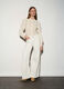 Camicia regular fit con scollo rotondo in pizzo donna_0