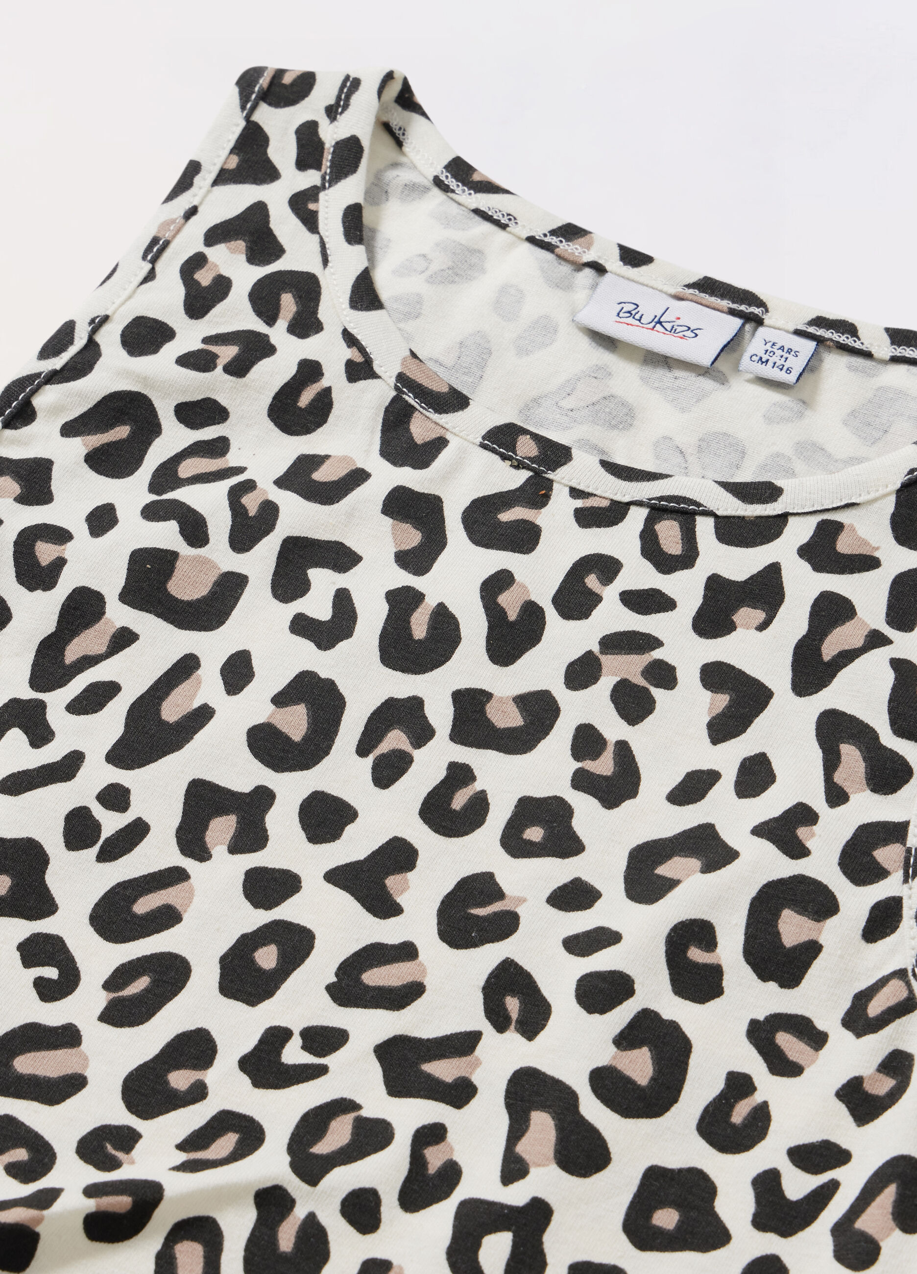 Top in cotone stretch ragazza _1
