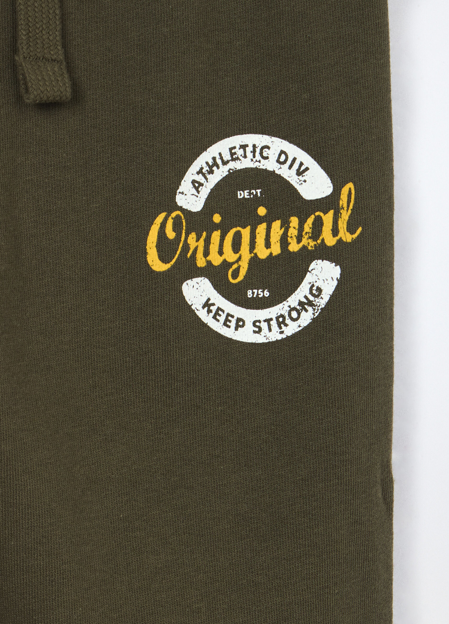 Jogger in french terry di puro cotone bambino_2