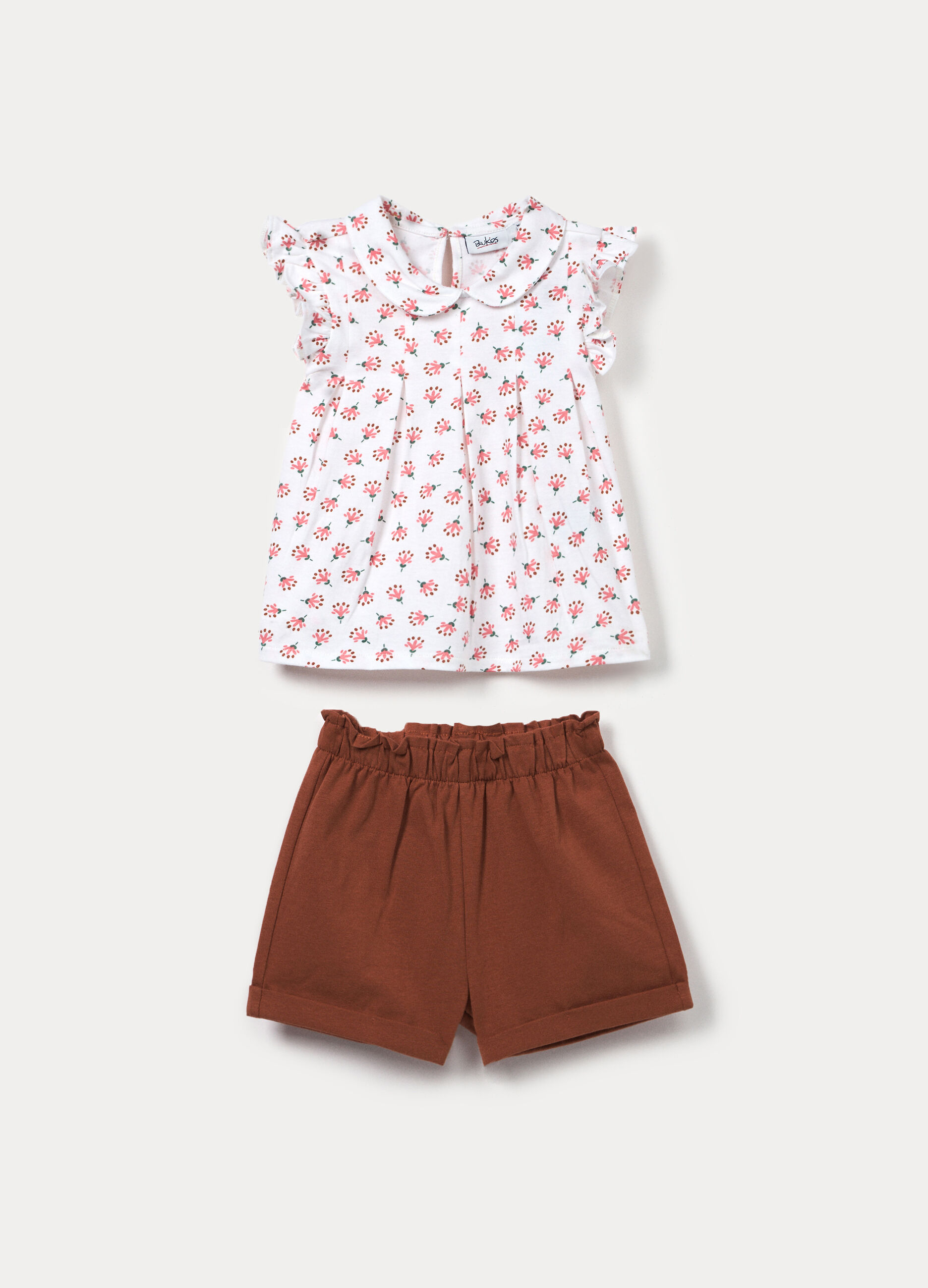 Jogging set in jersey di puro cotone bimba_0