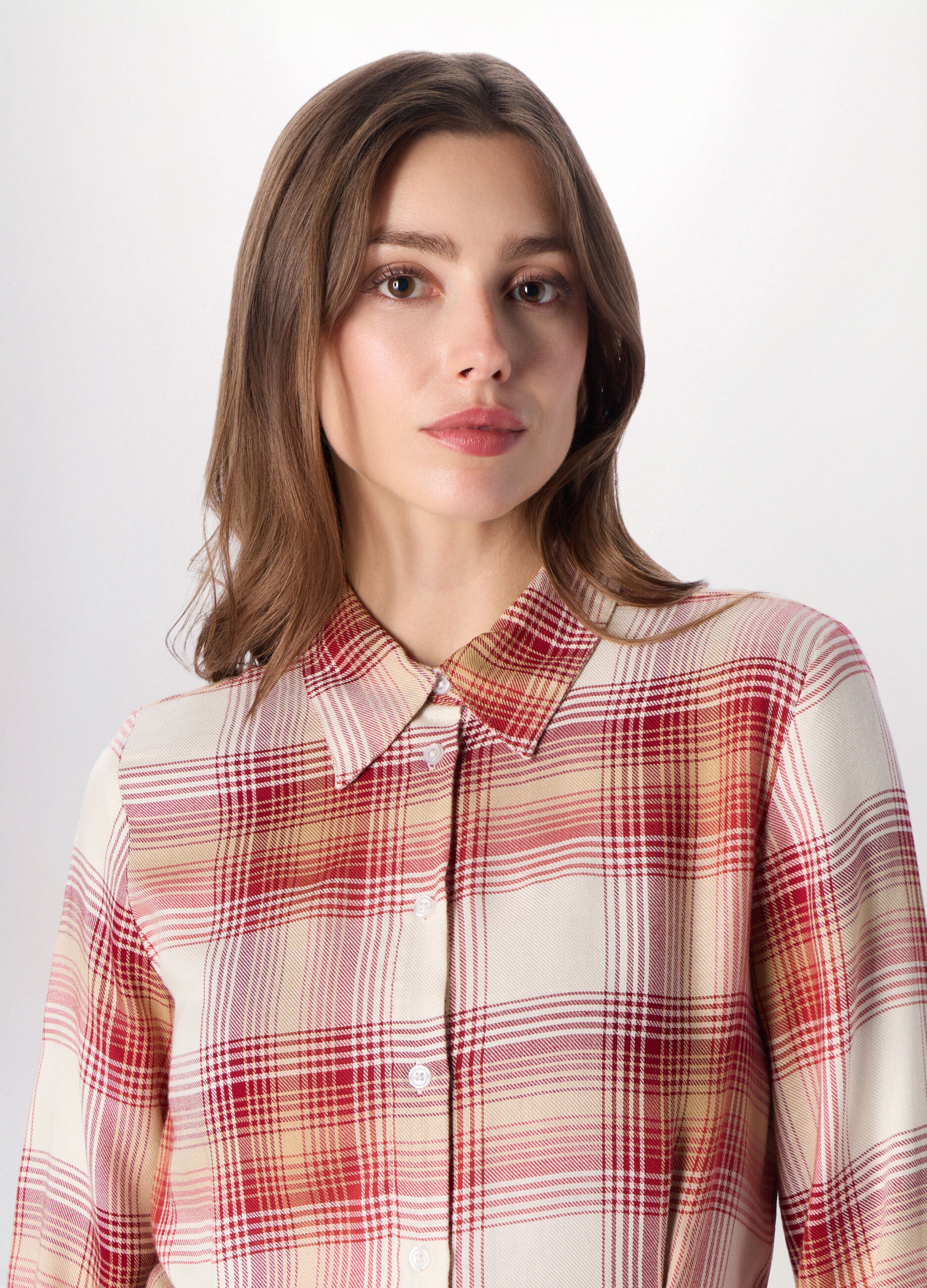Camicia in flanella di pura viscosa donna_2