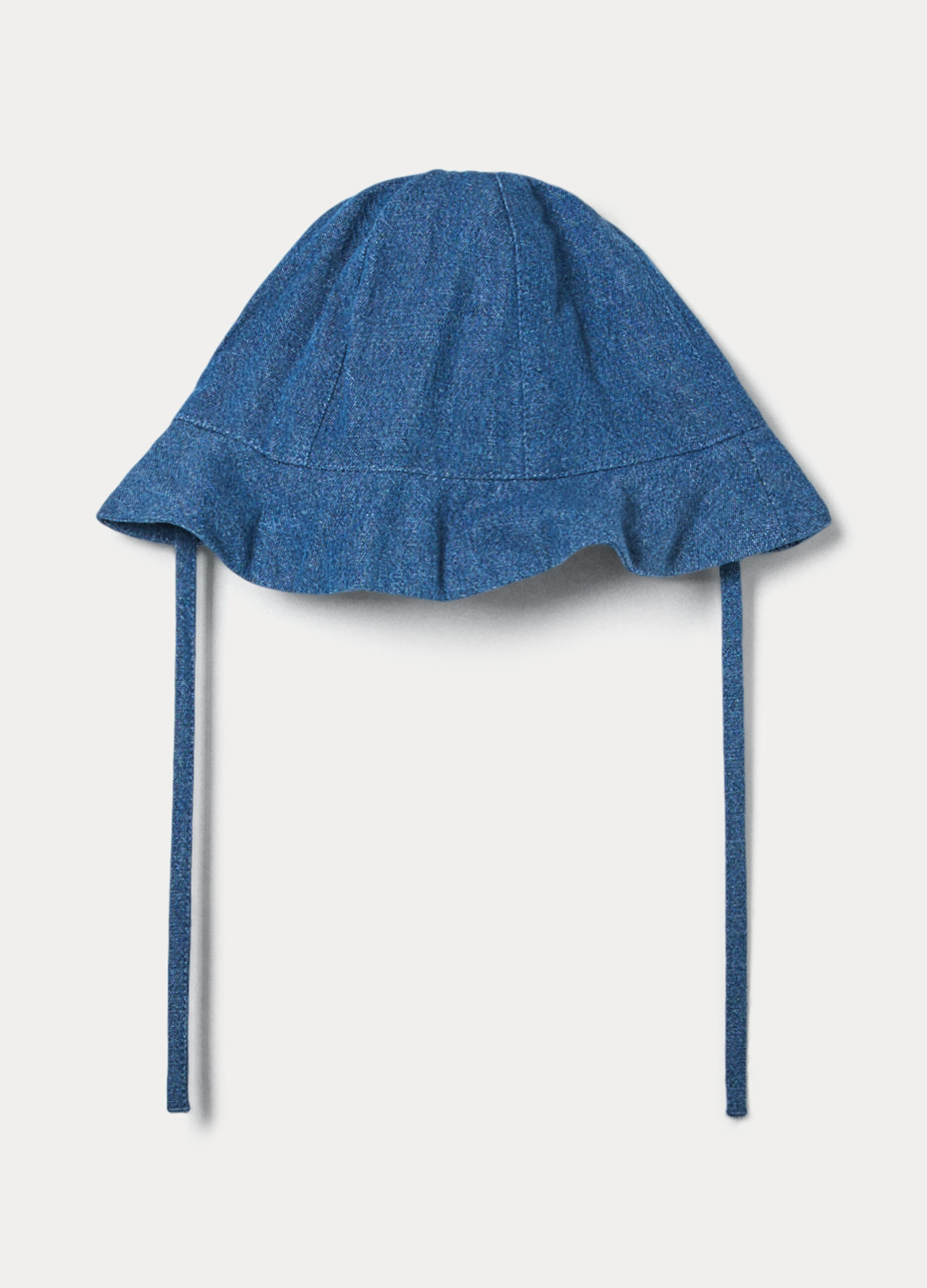 Cappello pescatore in chambray neonato_1
