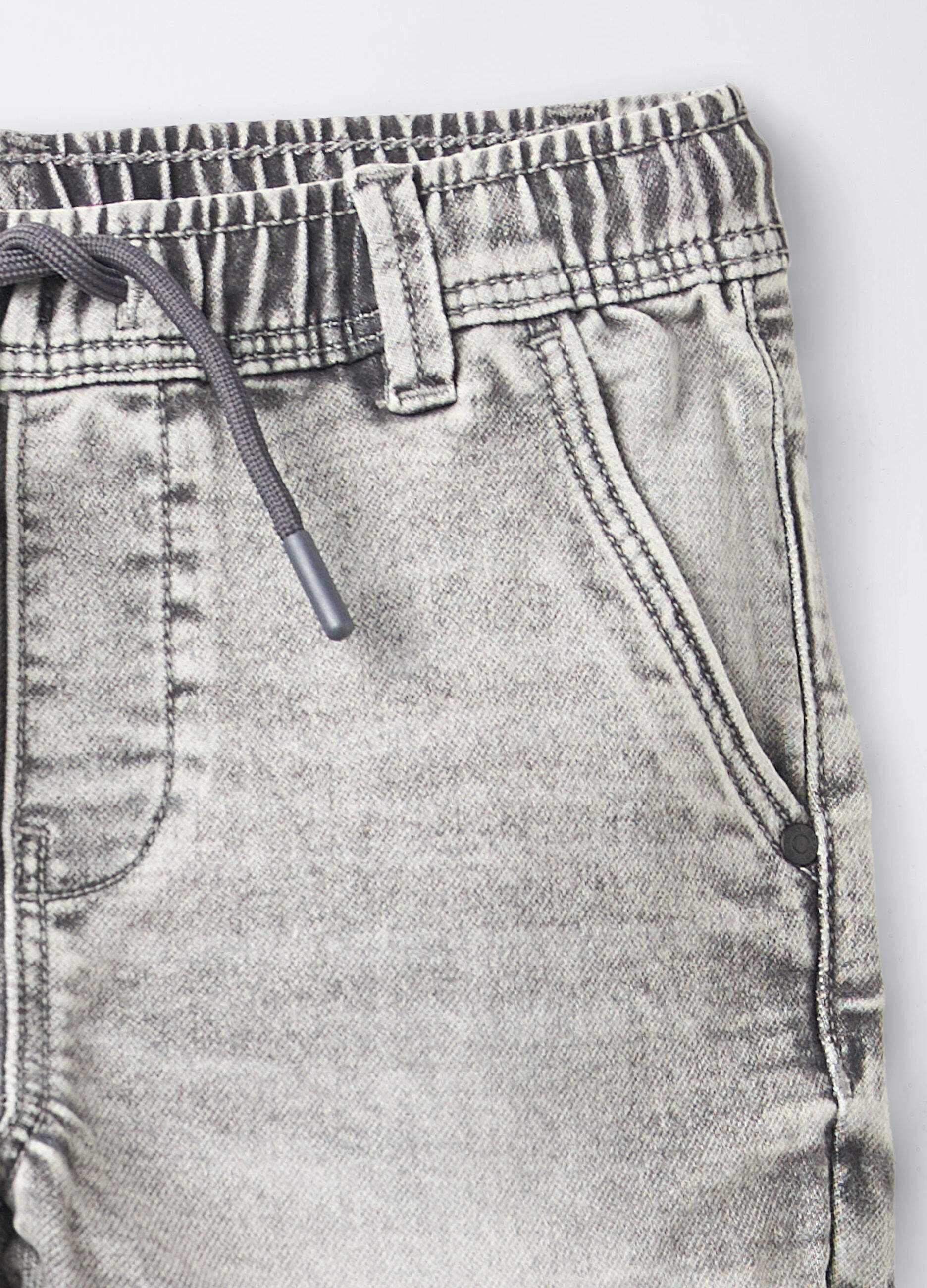 Pantaloni in denim misto cotone stretch Fit Comfort bambino _2