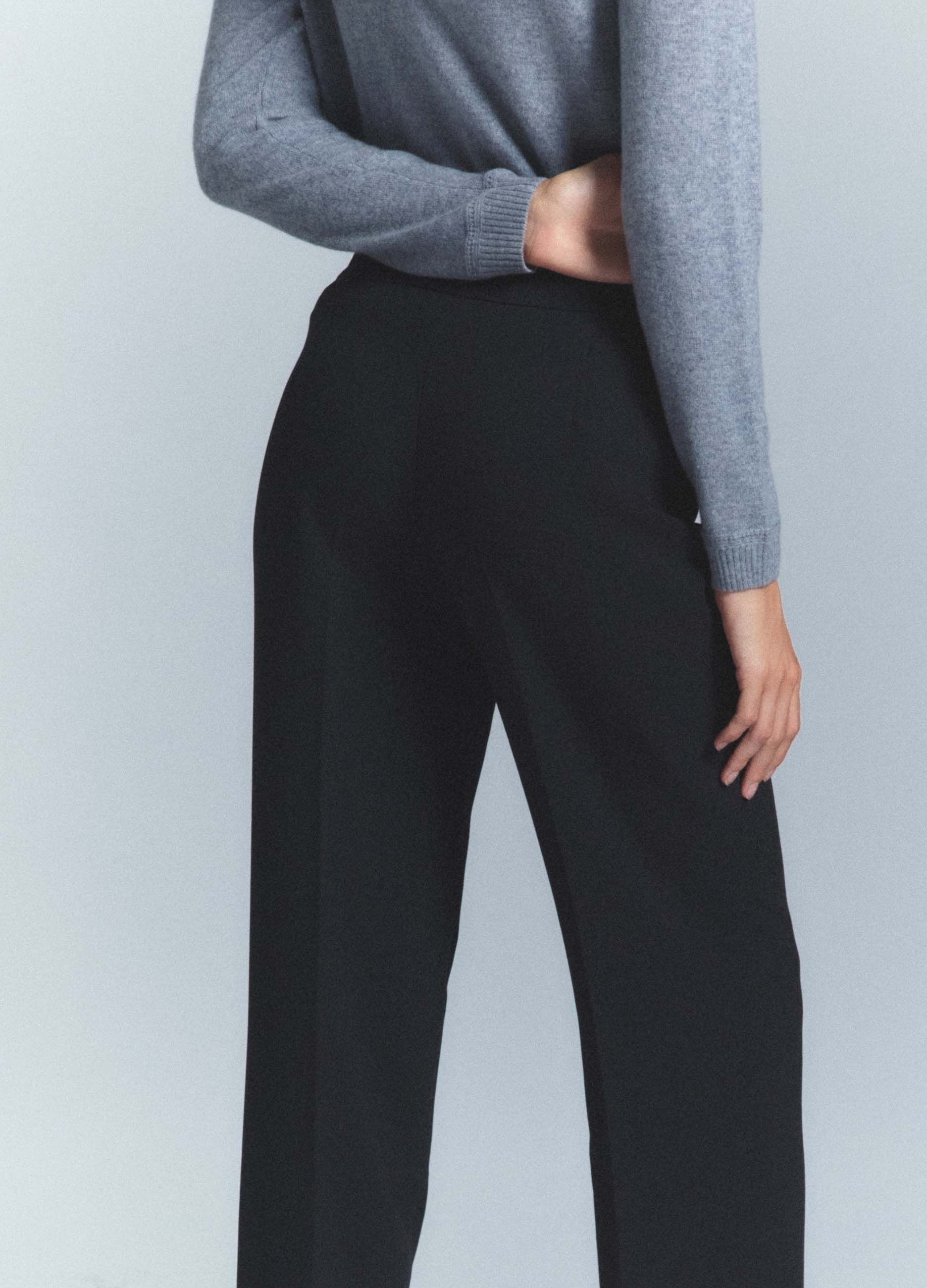 Pantaloni Formal Fit in viscosa stretch donna_3