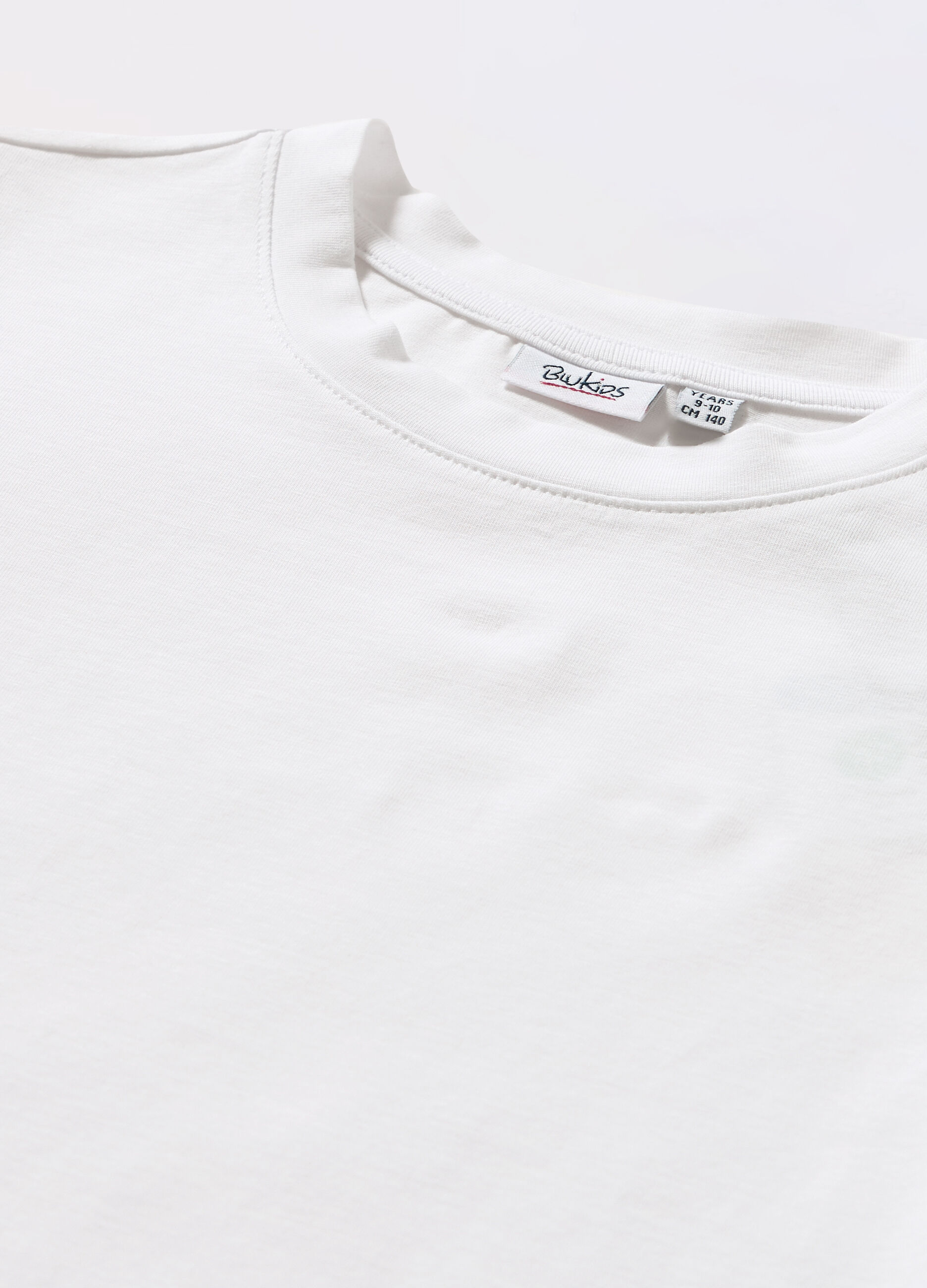 T-shirt in jersey di cotone stretch ragazza_1