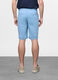 Bermuda in misto cotone e lino uomo_1