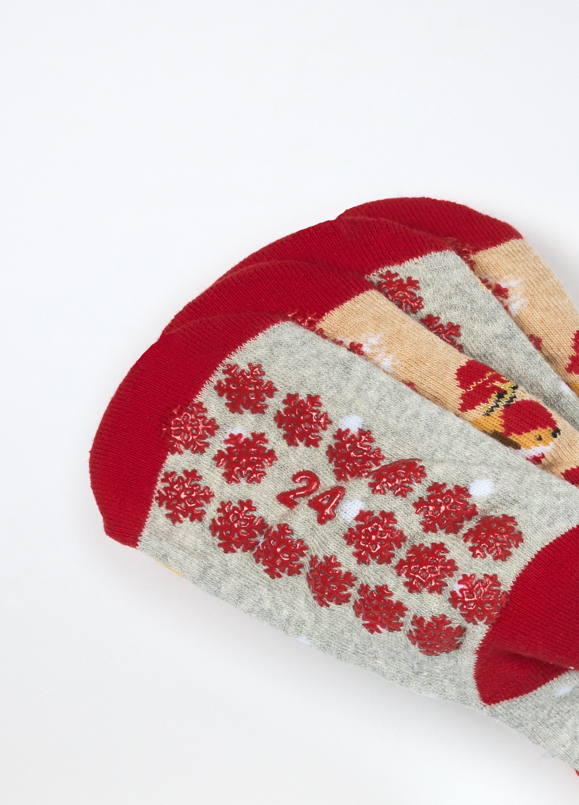 Pack 2 calze antiscivolo in spugna bambina_2