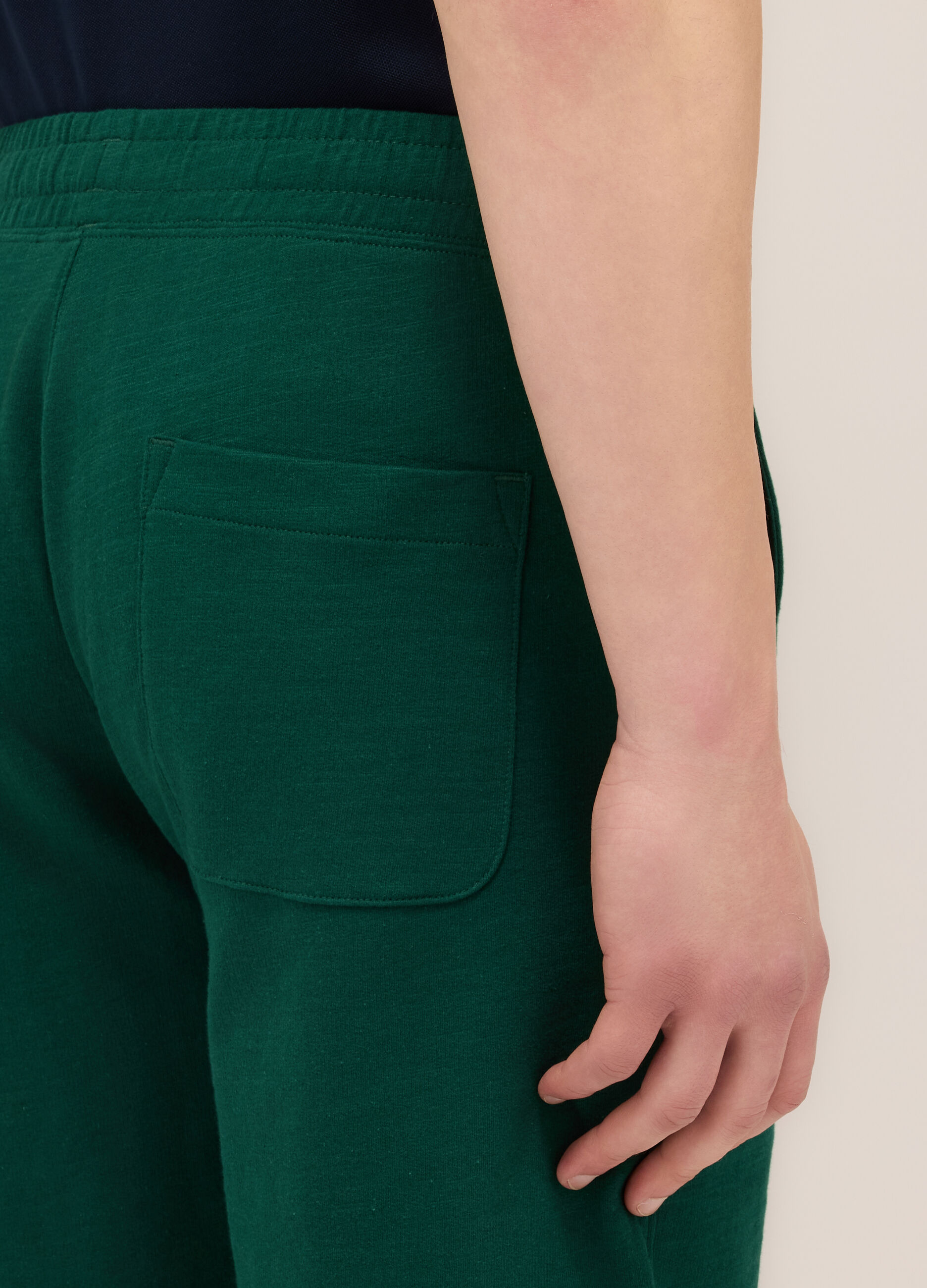 Pantaloncini in felpa di cotone uomo_2