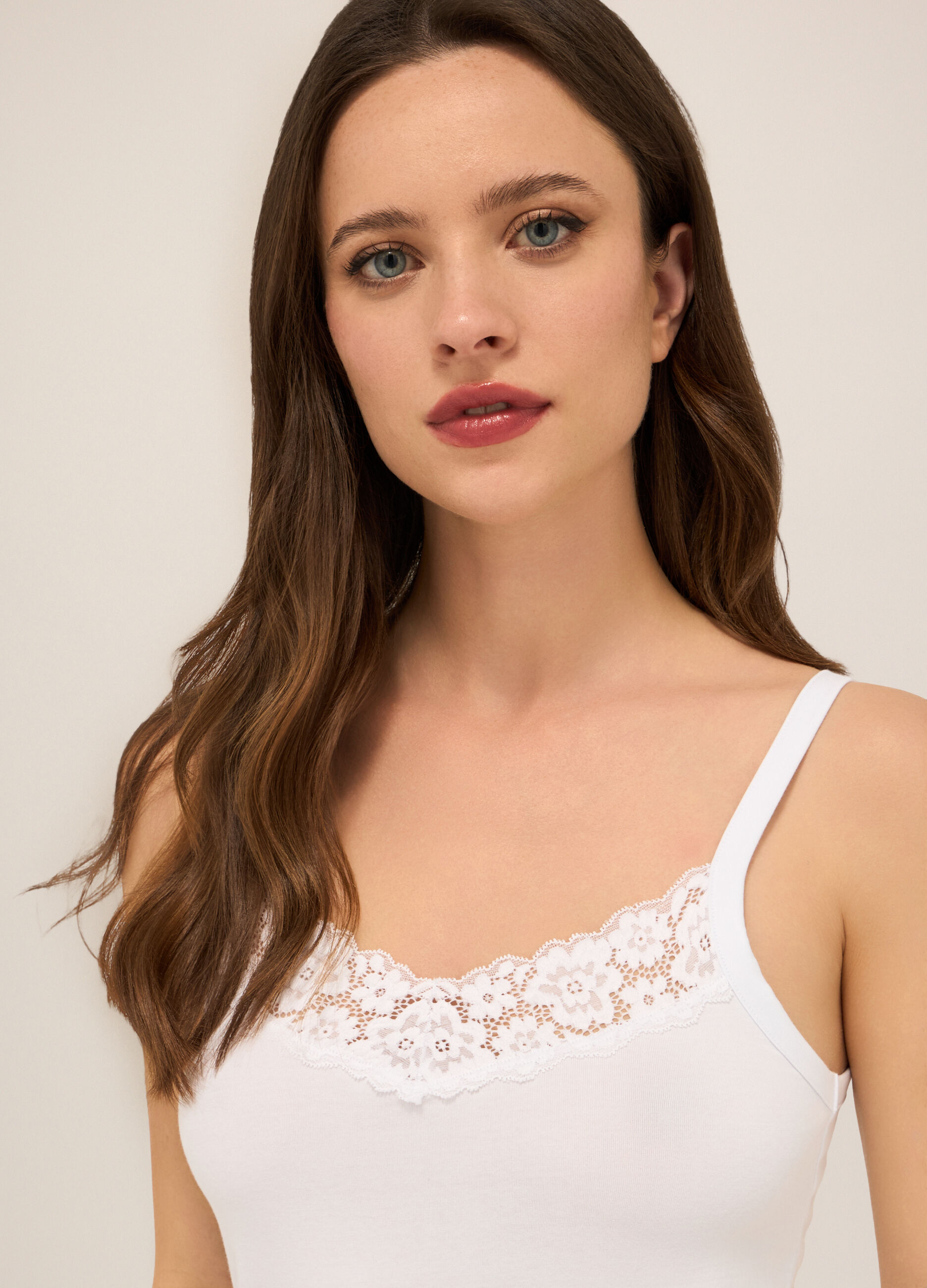 Canotta in cotone stretch donna_2