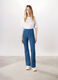Jeggings flare fit in denim misto cotone donna_0