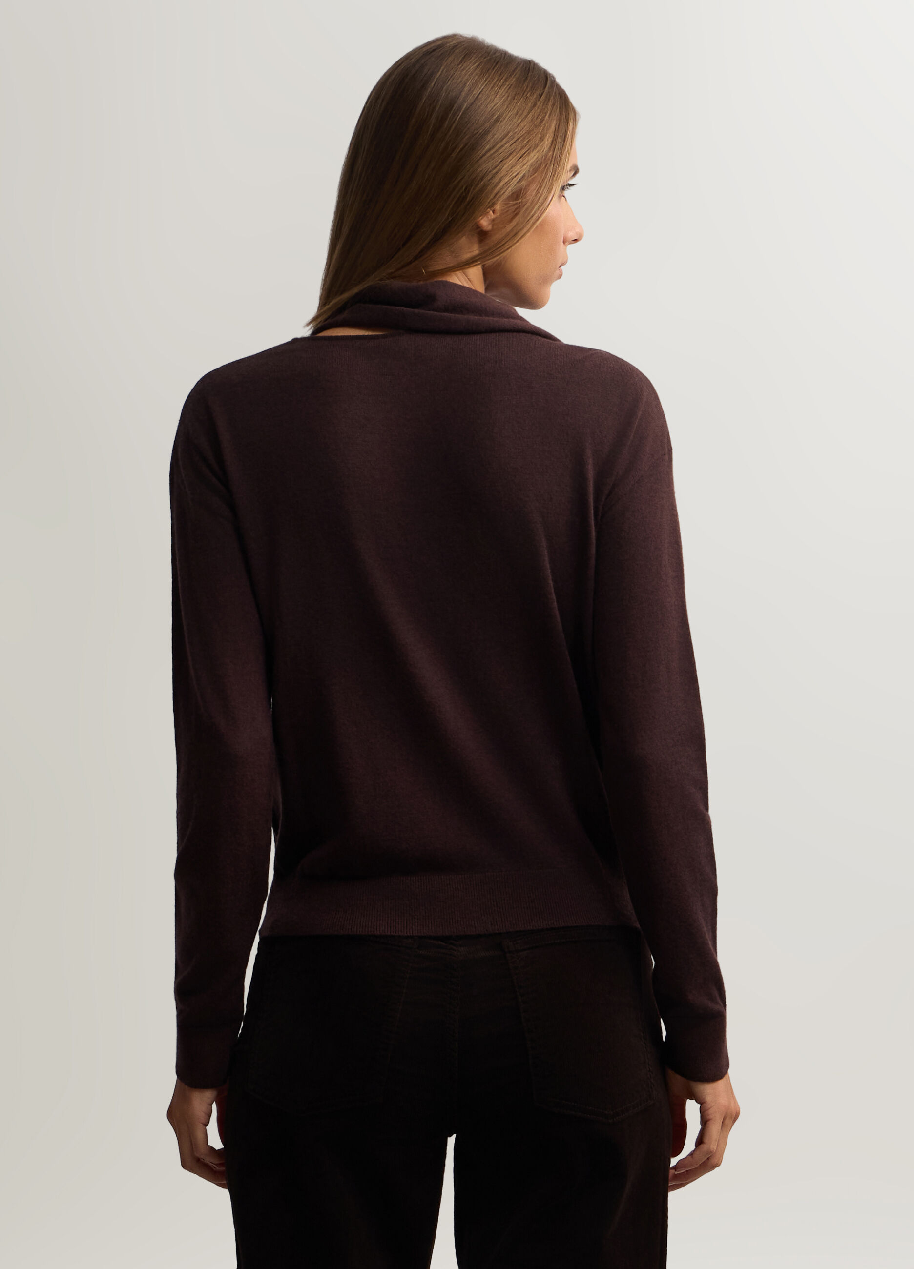 Pullover con cut out donna_1