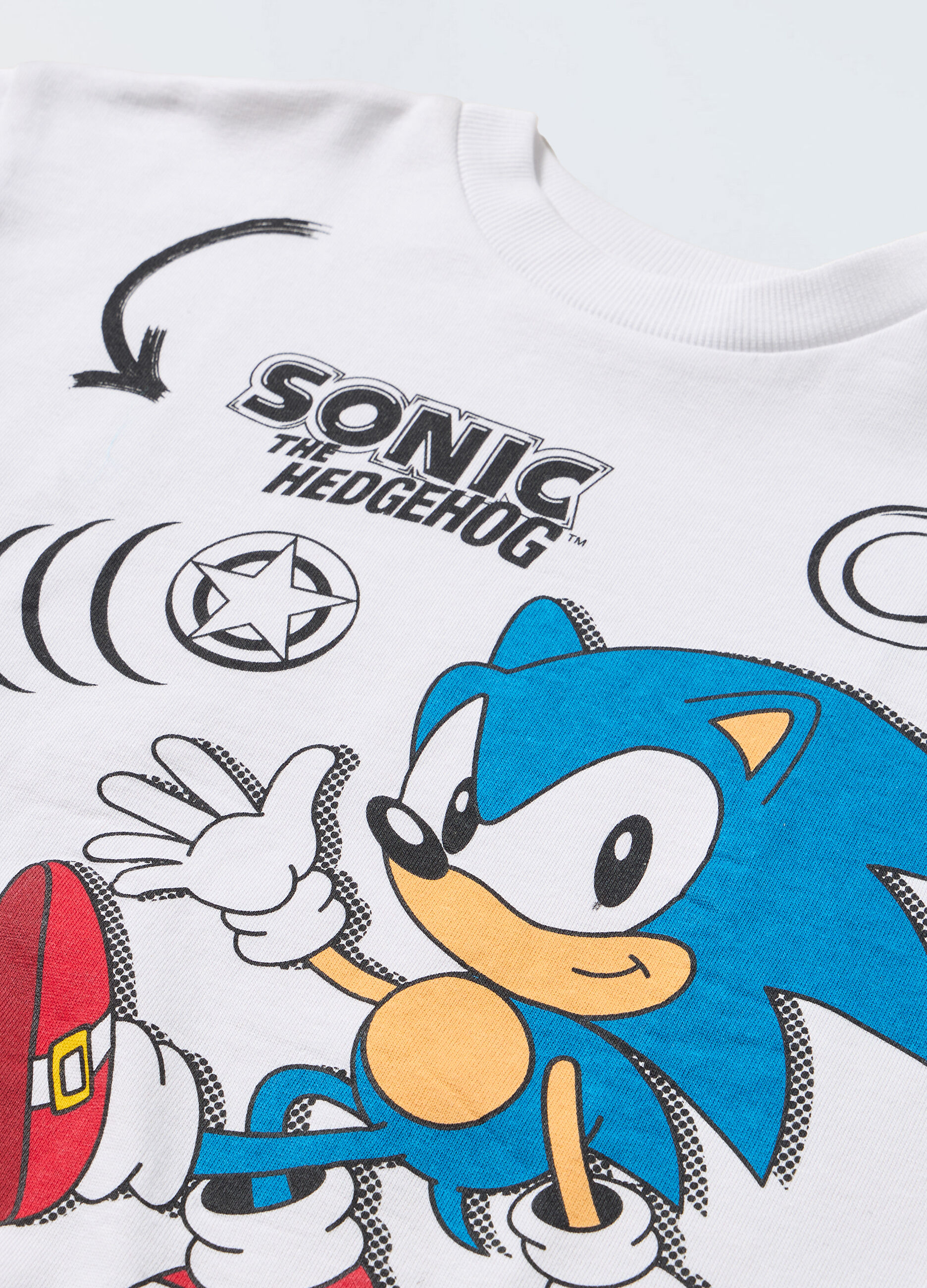 Felpa Sonic misto cotone bambino_1
