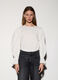 Blusa girocollo in popeline donna_1
