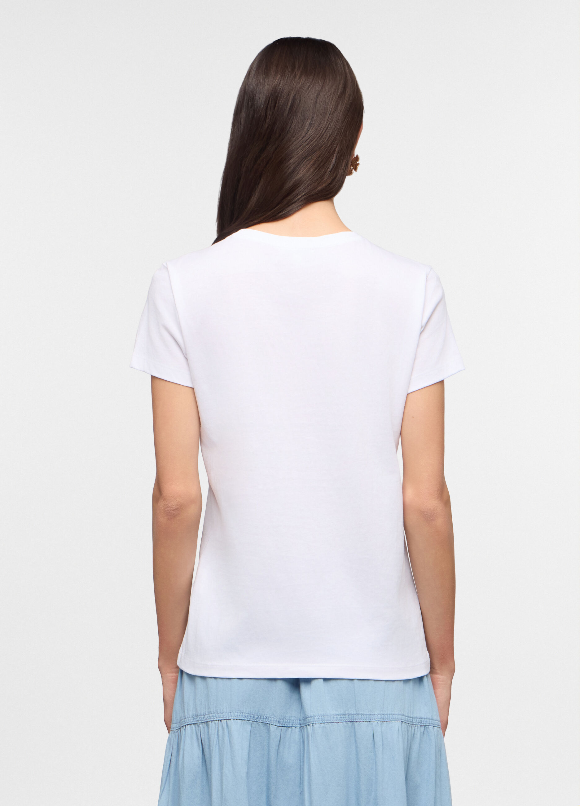 T-shirt girocollo donna_1