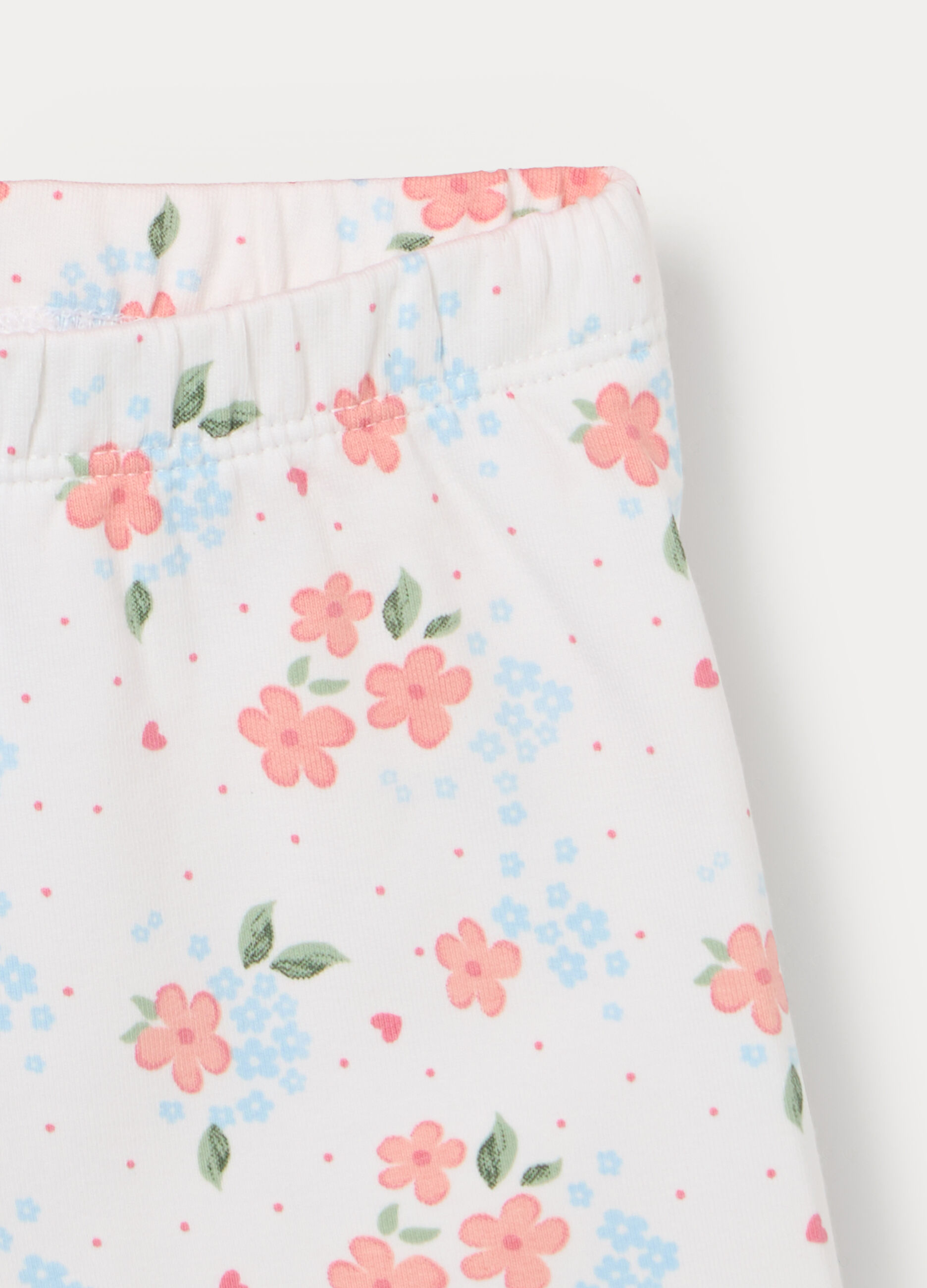 Jogging set in french terry di cotone stretch neonata_3