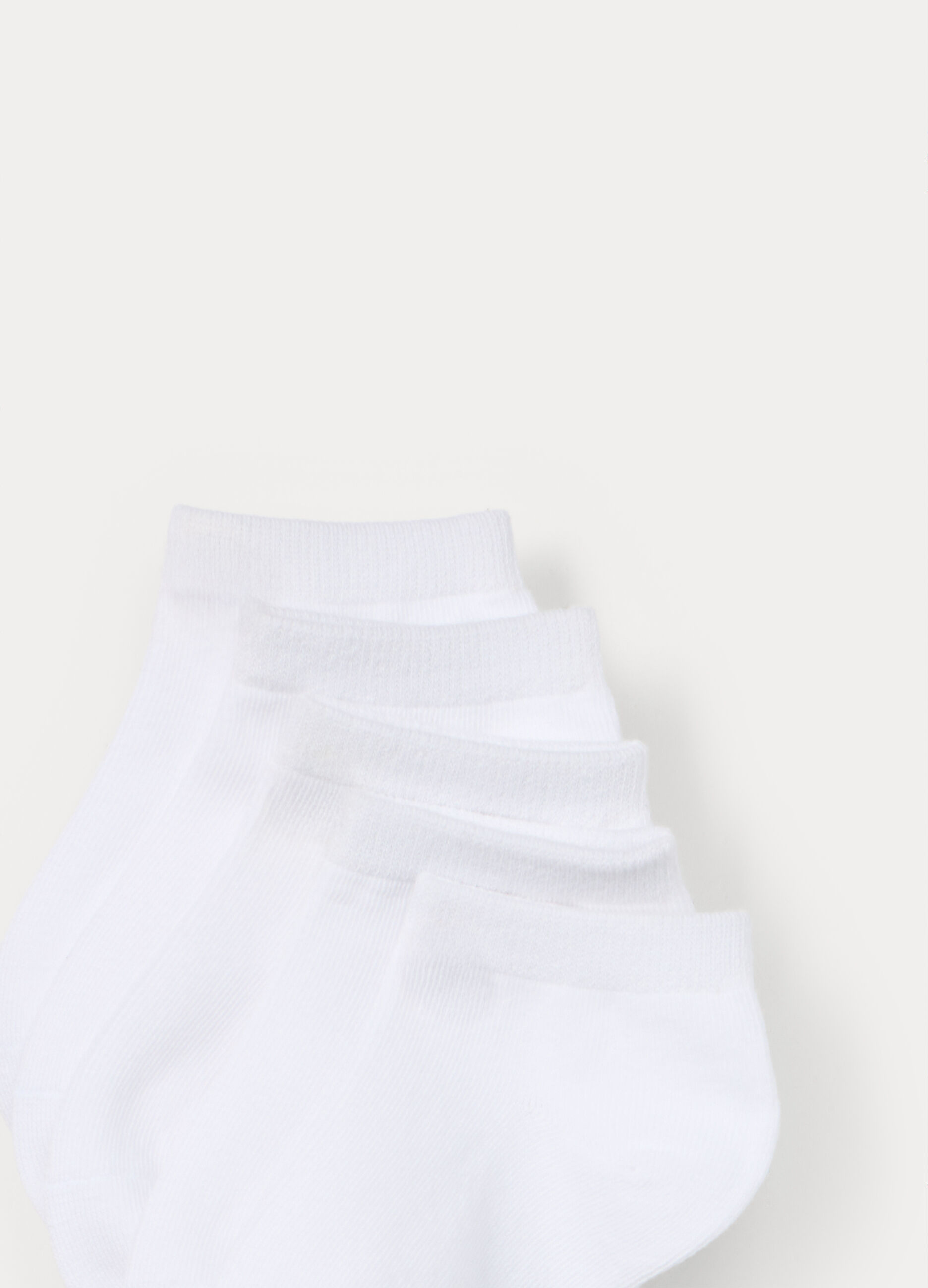Pack 5 calze corte in misto cotone stretch _2