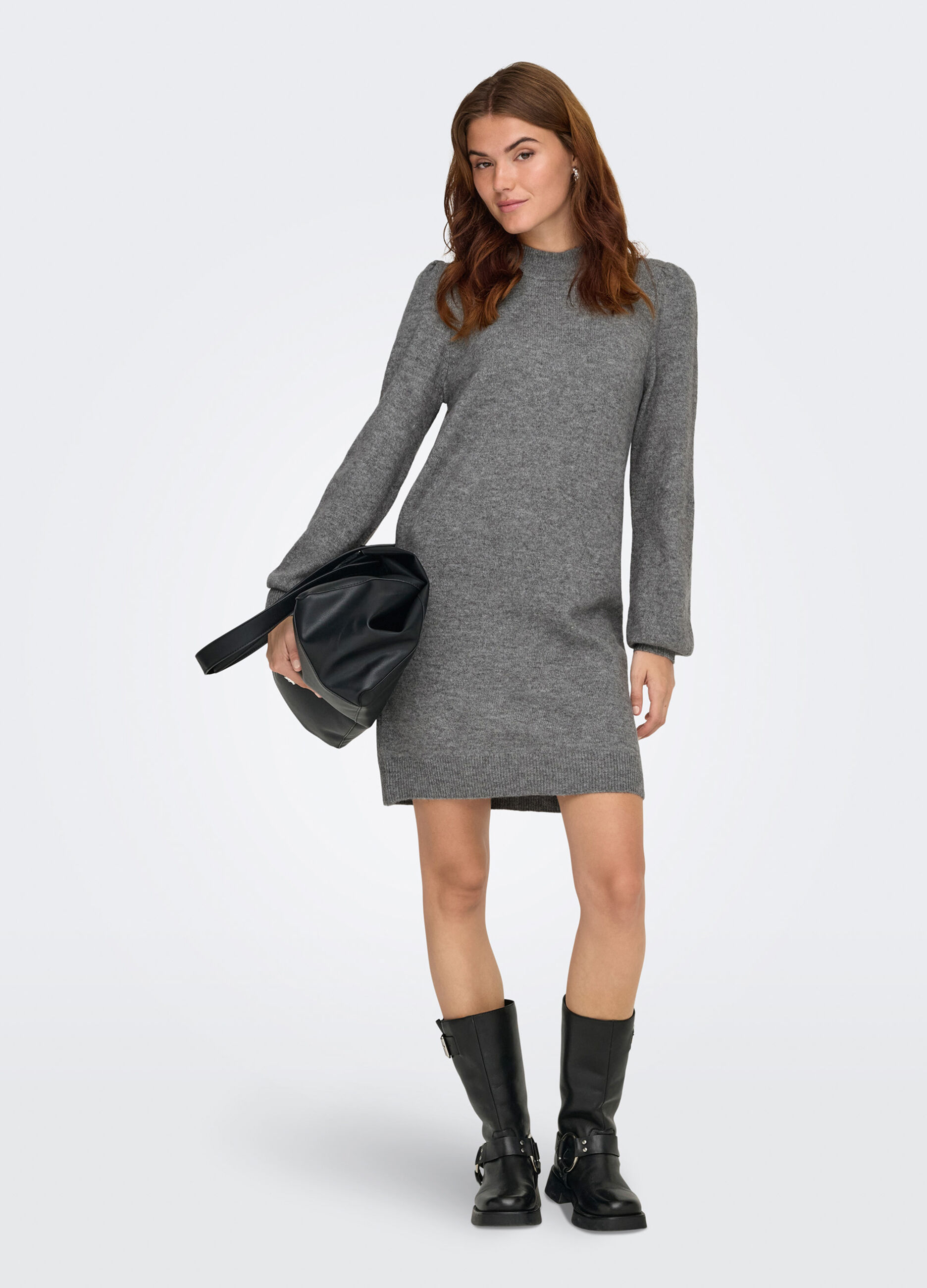 Abito corto tricot donna_2