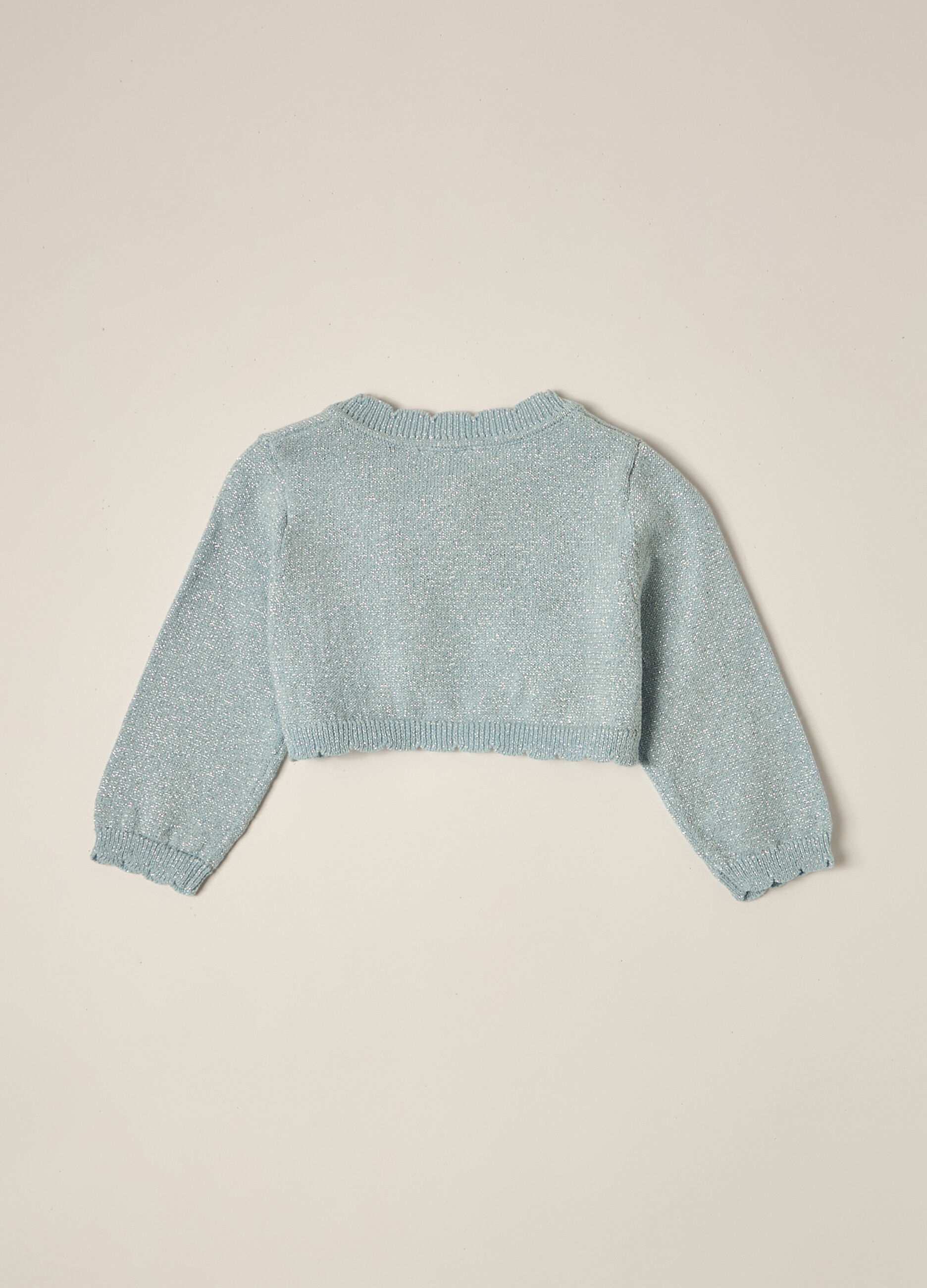 Cardigan in misto cotone IANA neonata_2