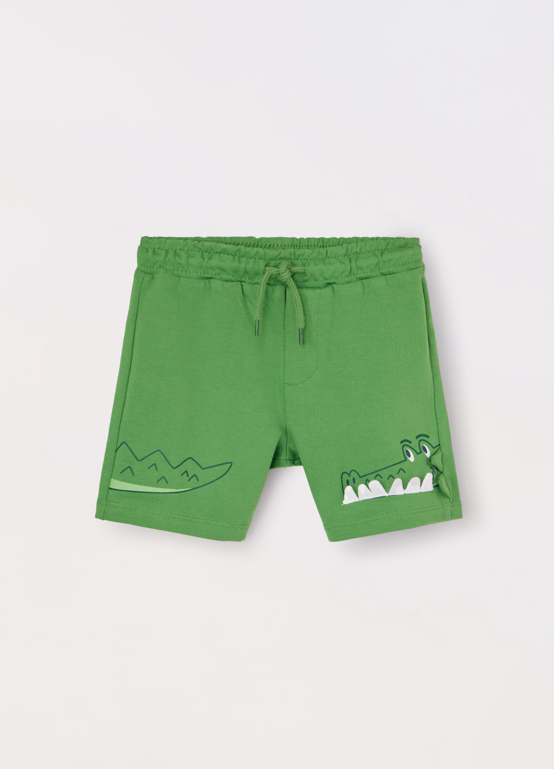 Shorts in french terry di puro cotone neonato_0