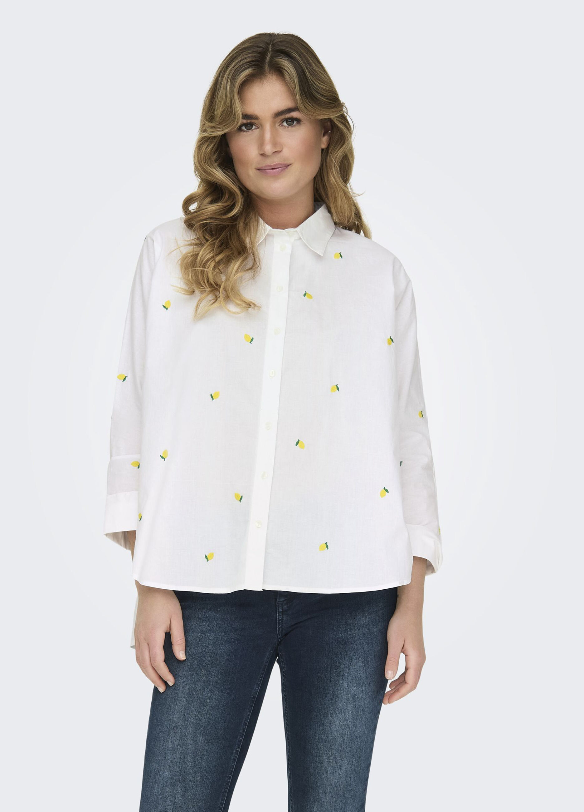 Camicia con ricami donna_2