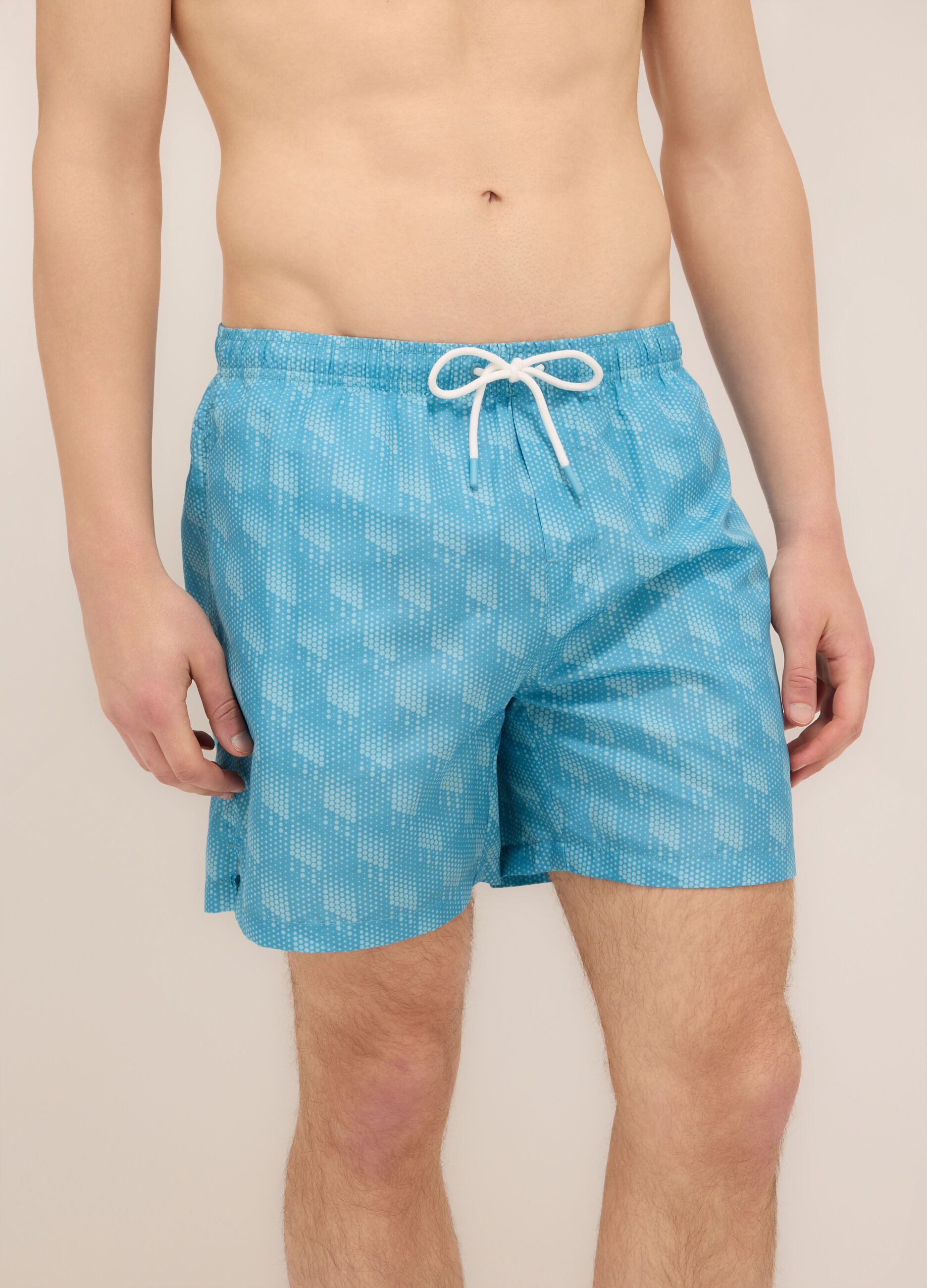 Boxer mare con stampa uomo_2