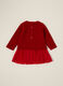 Vestito rosso per bambina con applicazione orsetto_1