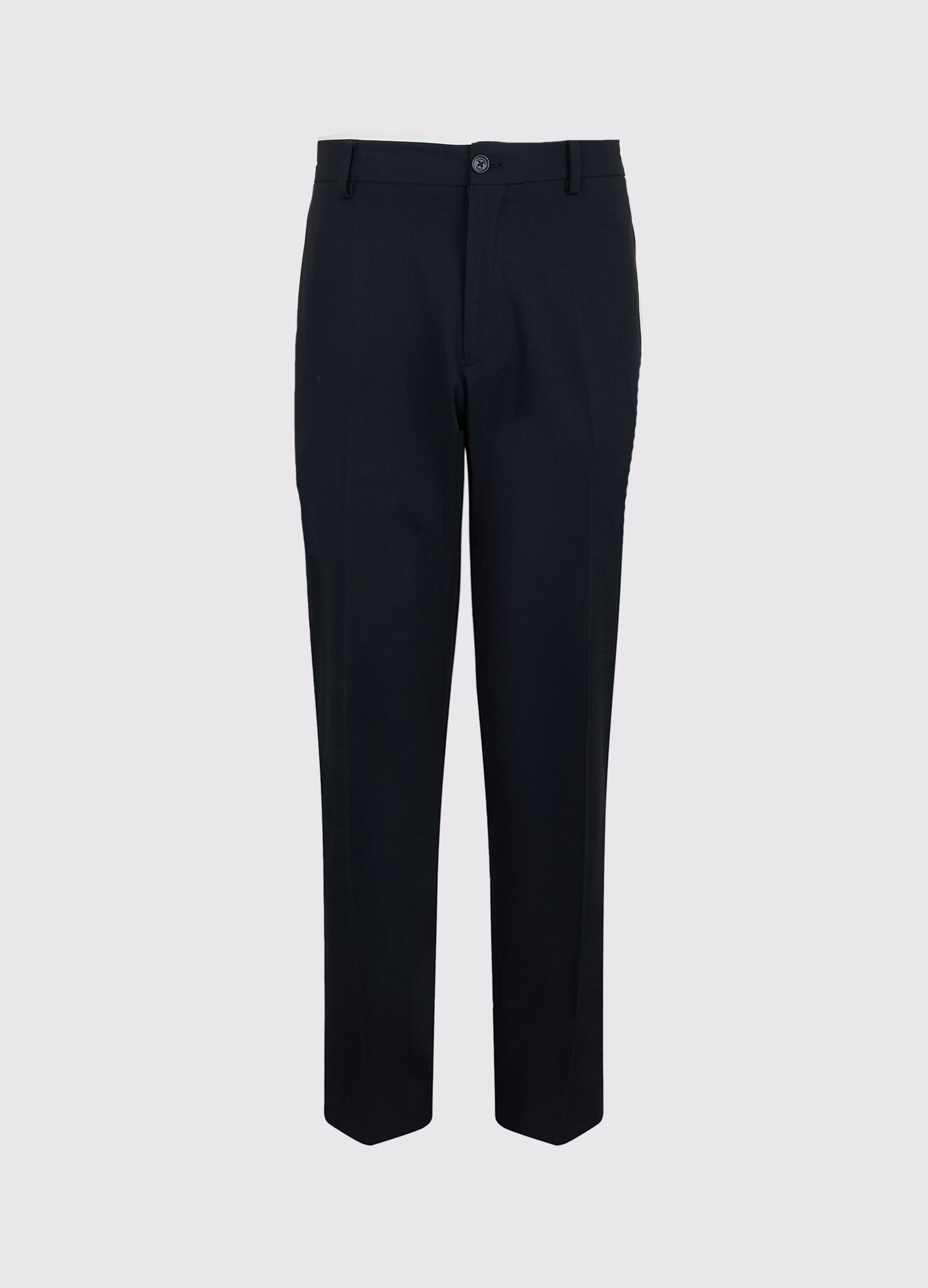 Pantalone slim fit in tessuto tecnico stretch uomo