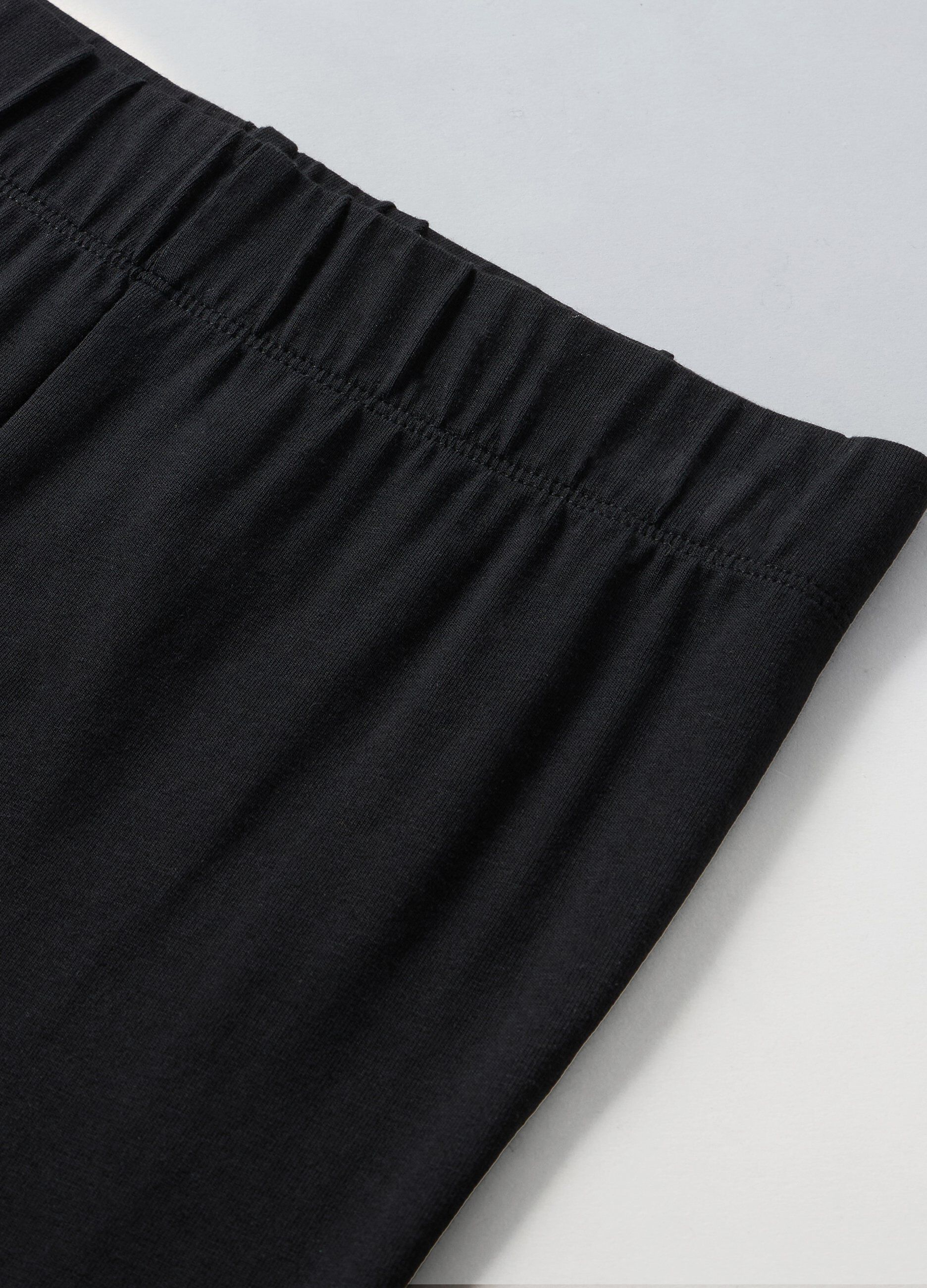 Leggings in cotone stretch flare fit ragazza_1