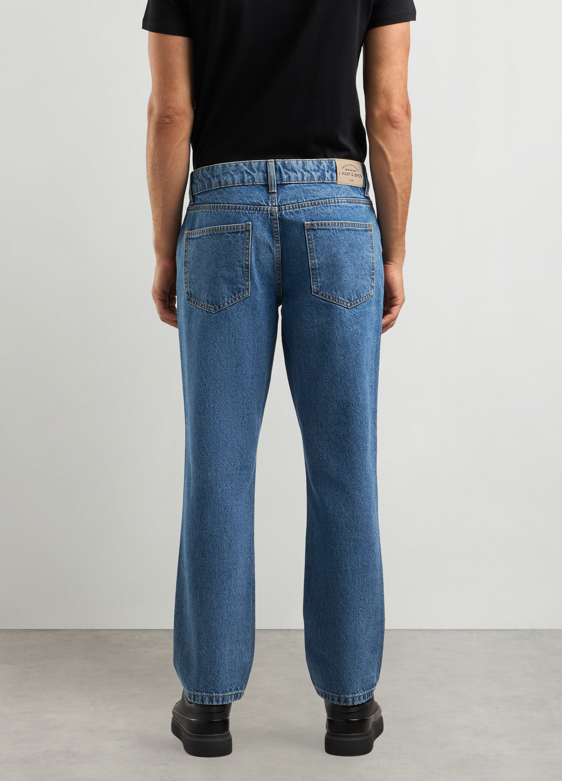 Jeans in cotone regular fit uomo_1