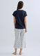 Pigiama corto in puro cotone donna_1