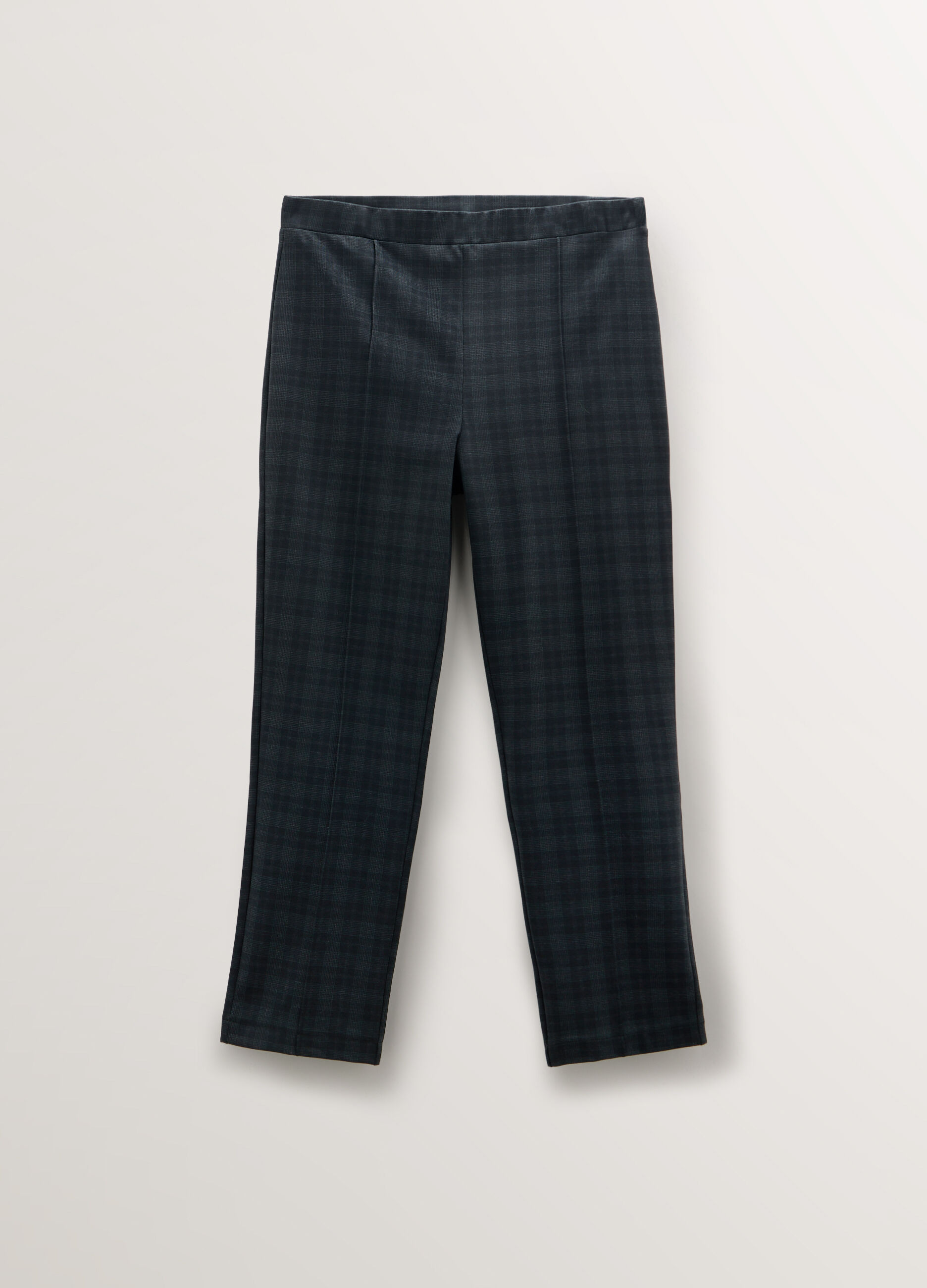 Pantaloni Fit Regular misto viscosa stretch donna curvy_0