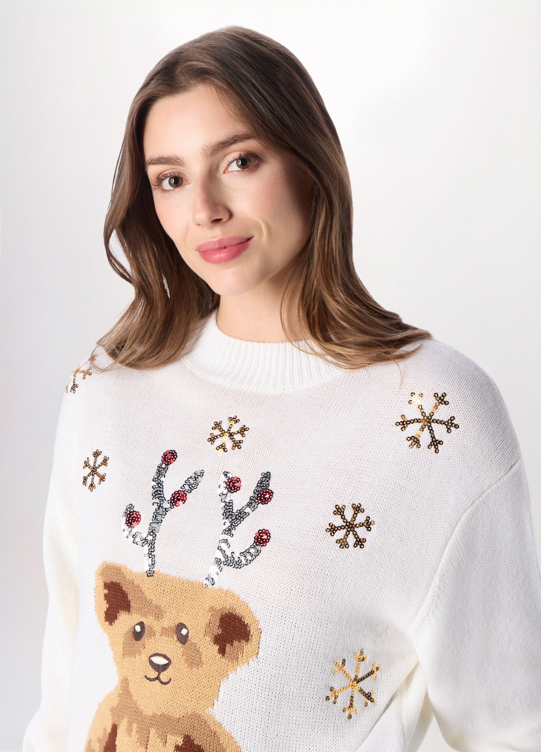 Girocollo tricot natalizio donna_2