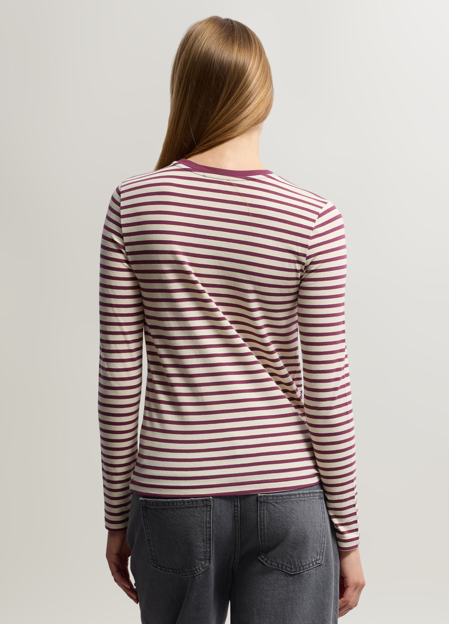 T-shirt girocollo stretch donna_1