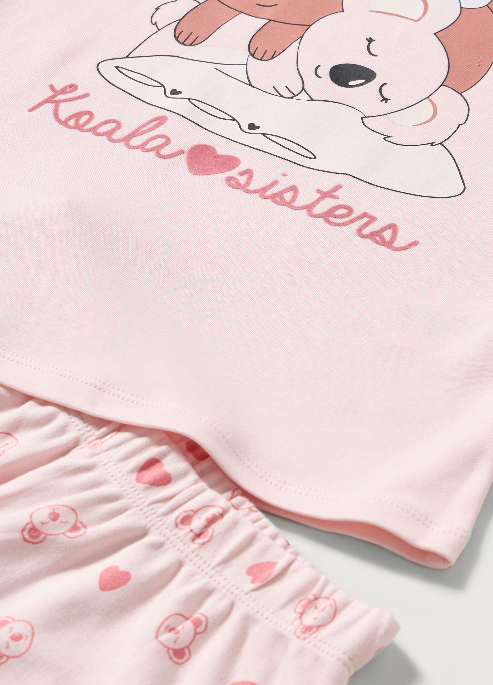 Set pigiama in puro cotone bambina_1