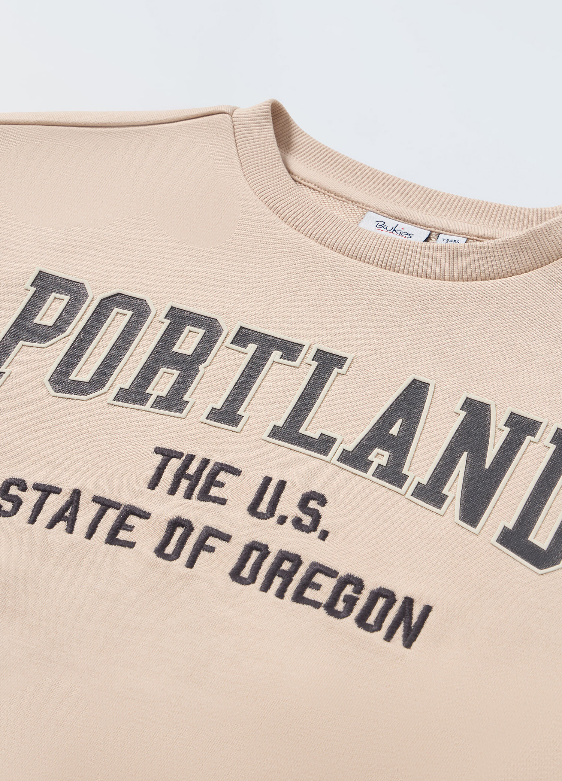 Felpa in misto cotone ragazza_1