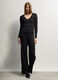Pantaloni Wide Leg in costina misto viscosa donna_0