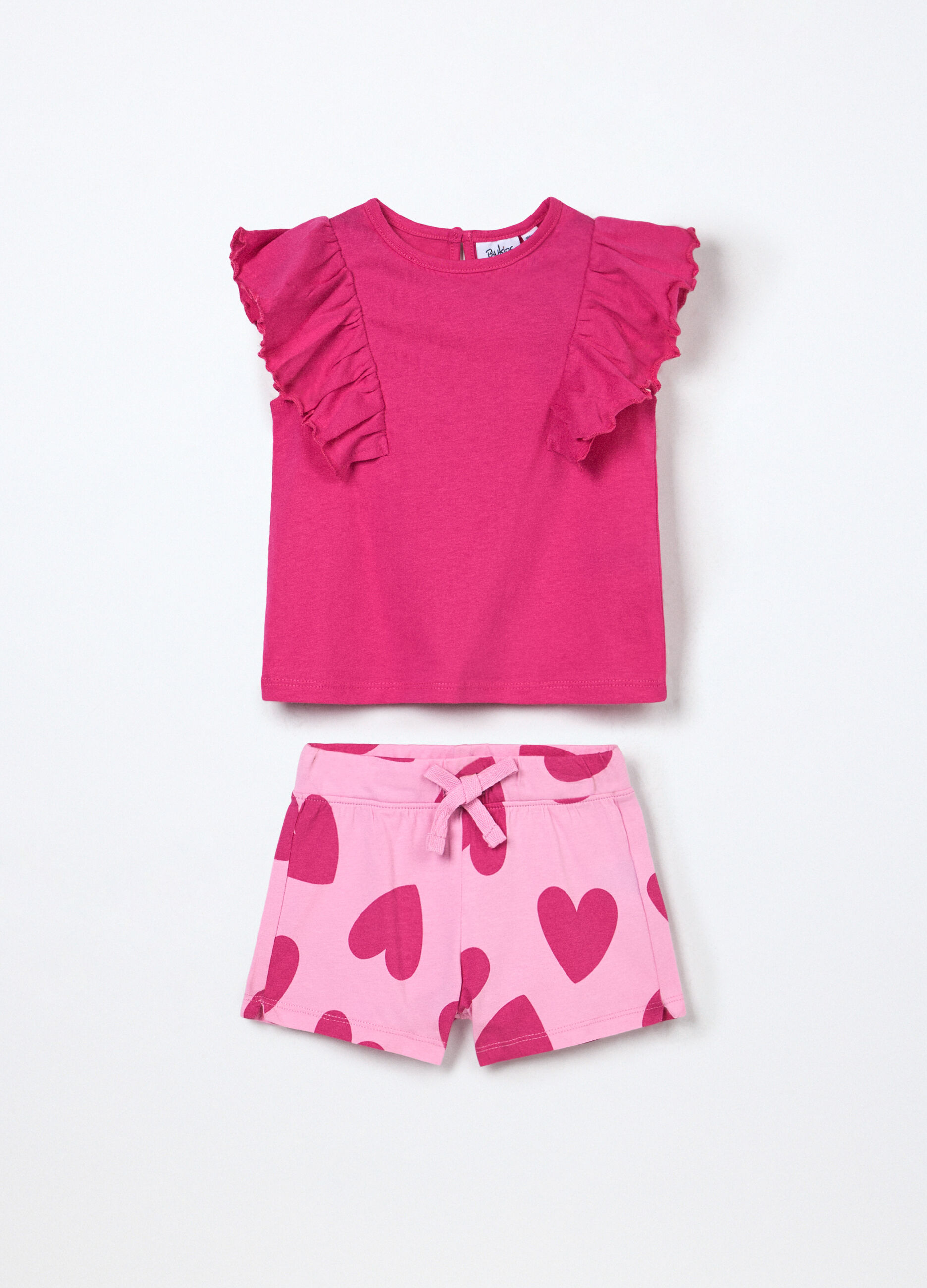 Jogging set in jersey di misto cotone neonata_0