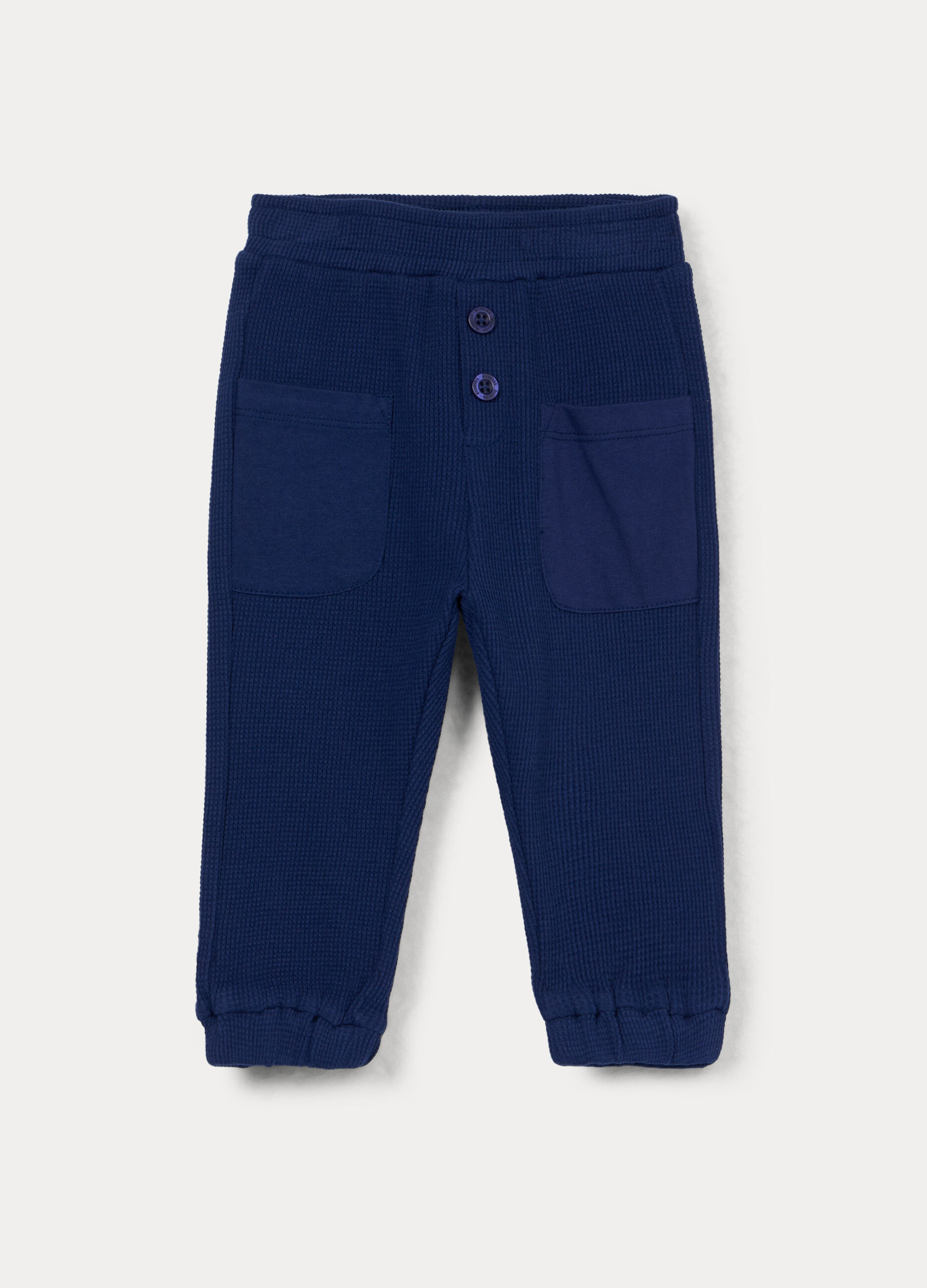 Treggings regular fit in maglia di puro cotone bimbo_0