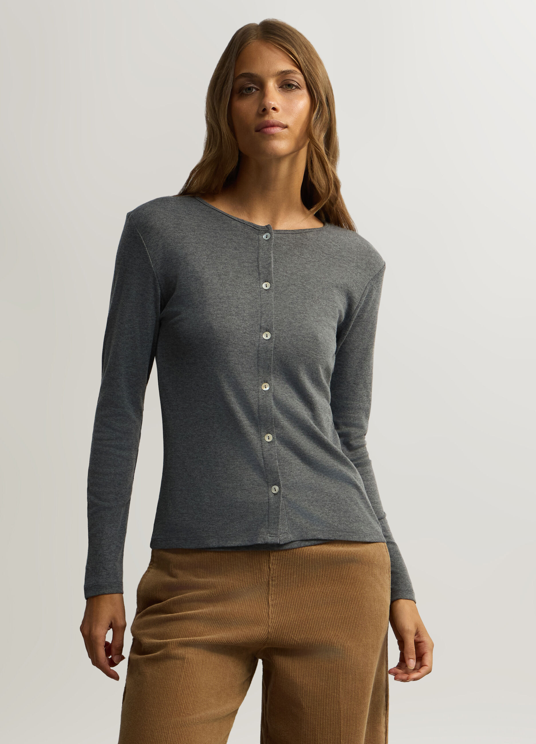 T-shirt girocollo donna_0
